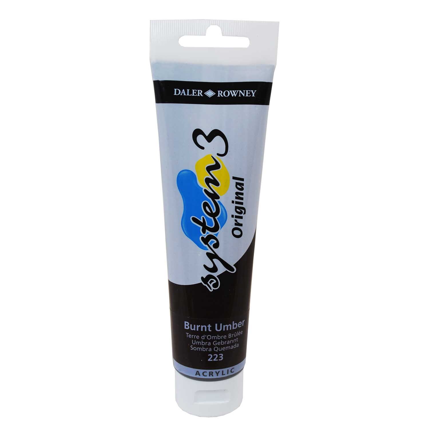 Daler-Rowney System 3 150ml Burnt Umber