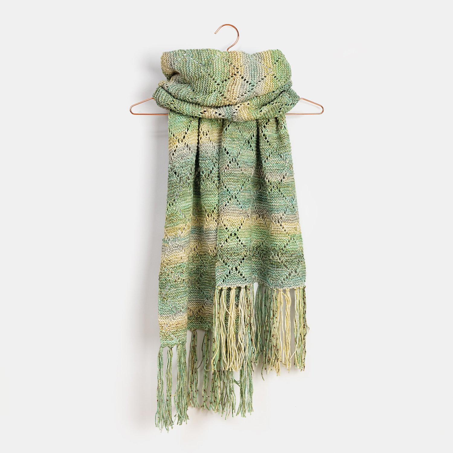 Strickanleitung Schal aus Fashion Cotton Double Printed dk von idee. Creativmarkt