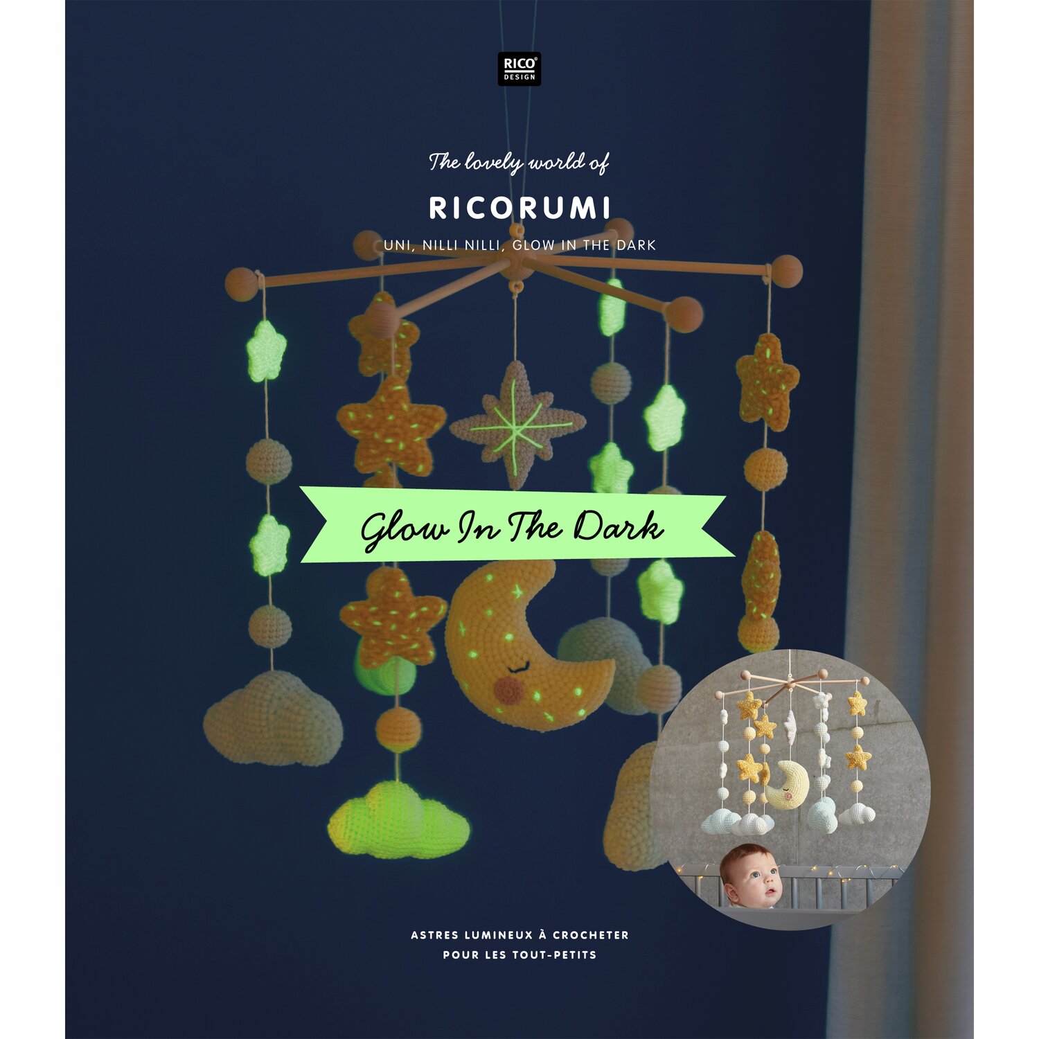 Ricorumi Glow In The Dark Sprachauswahl französisch von Rico Design