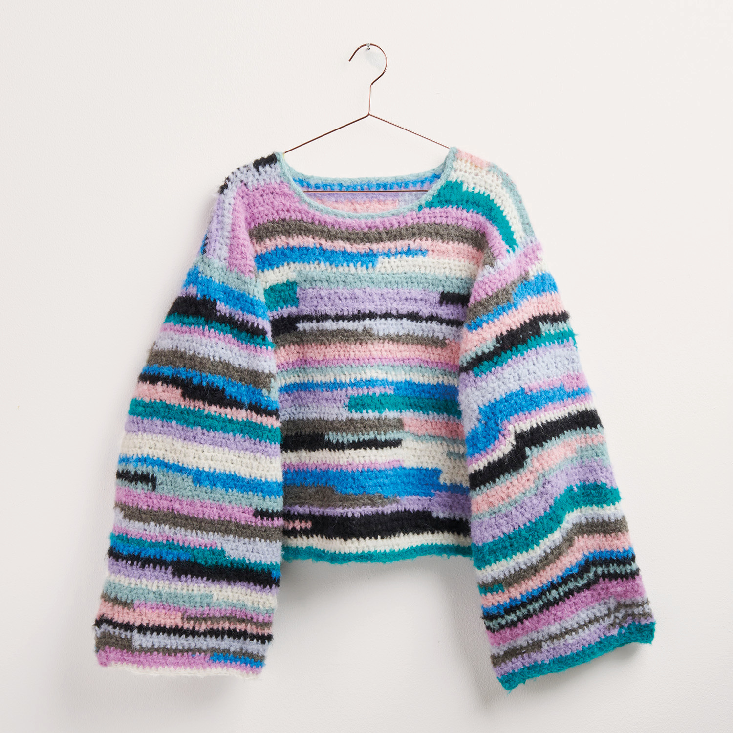 Häkelanleitung Pullover aus Fashion Light Luxury von Rico Design