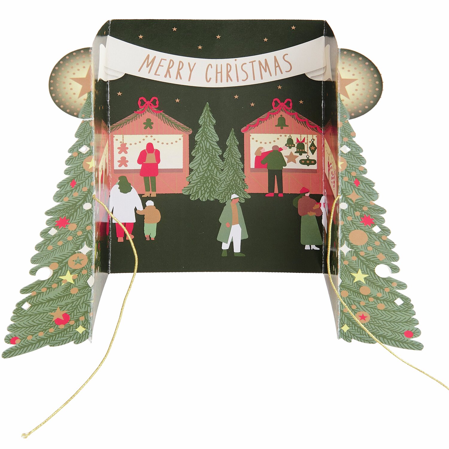 Pop-Up Karte Weihnachtsmarkt B6 von Rico Design Pop-Up Karte Weihnachtsmarkt B6 von Rico Design