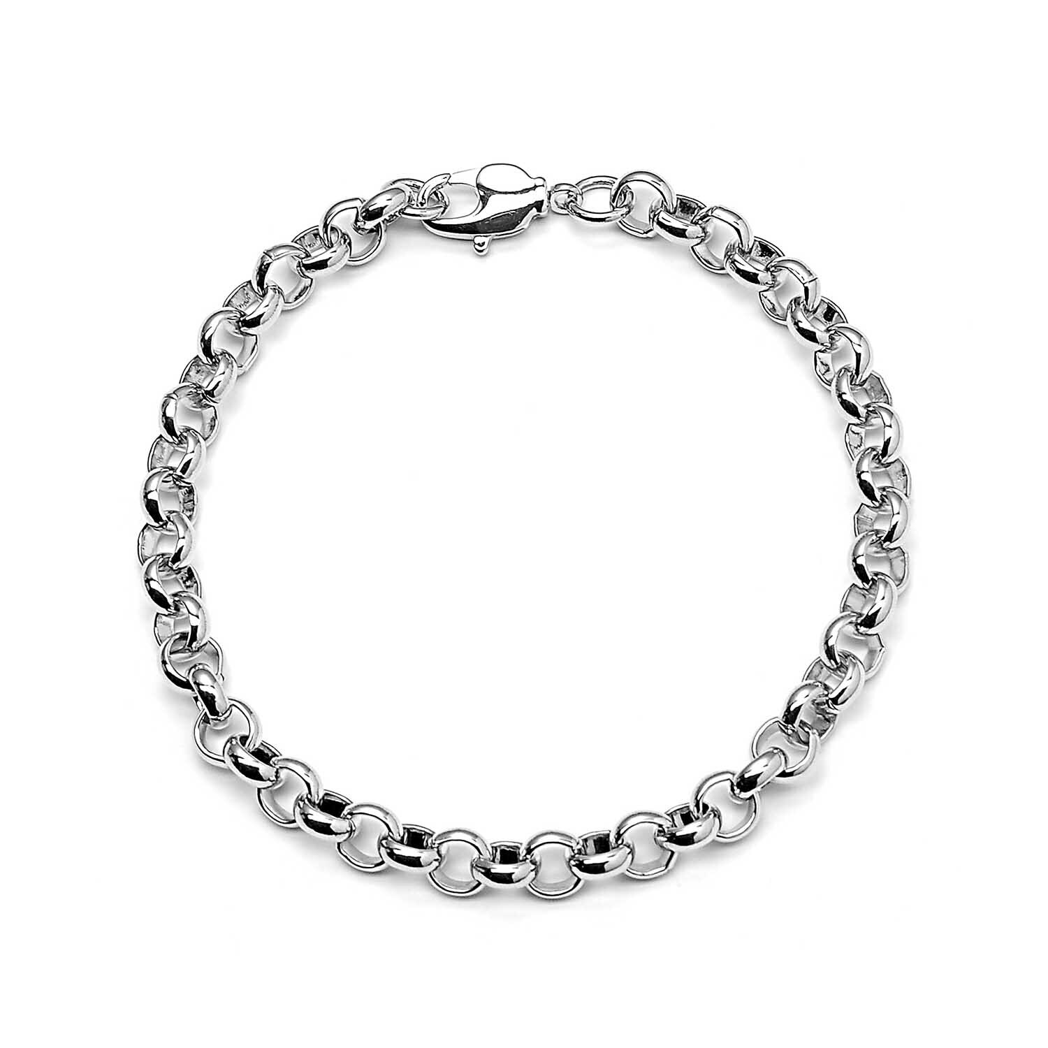 Perlenarmband silber 23cm