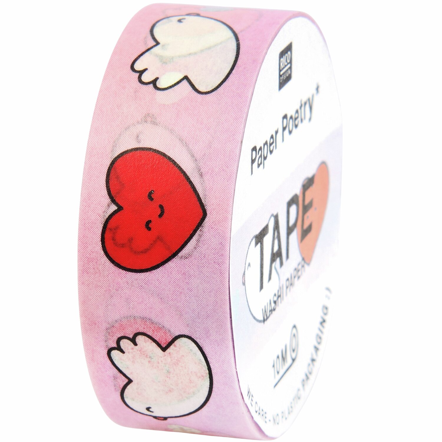 Tape Chingu Vögel/Herzen 1,5cmx10m von Rico Design