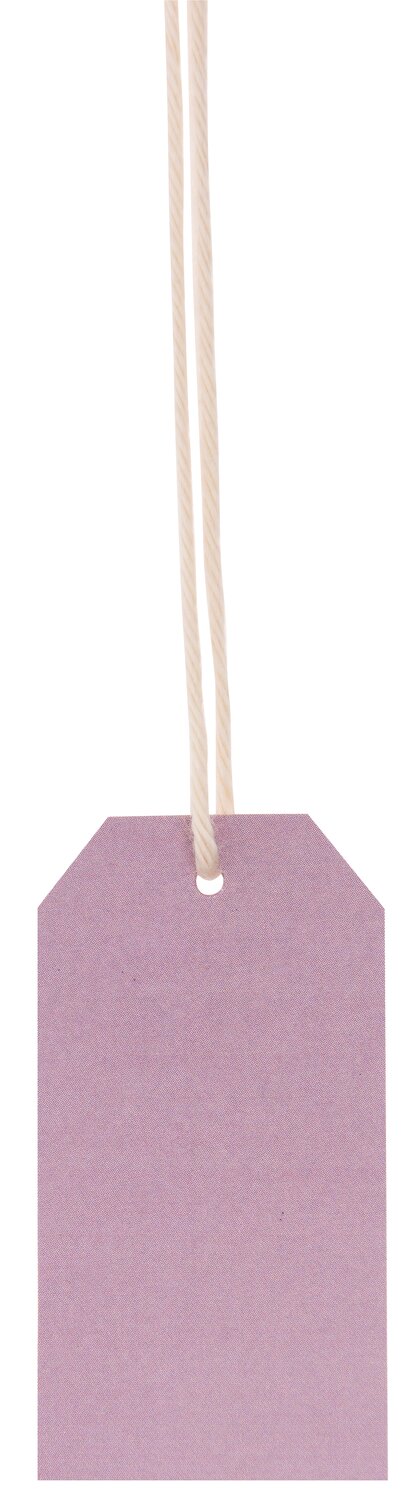Paper Poetry Papieranhänger klein mauve 3x6cm 24 Stück von Rico Design