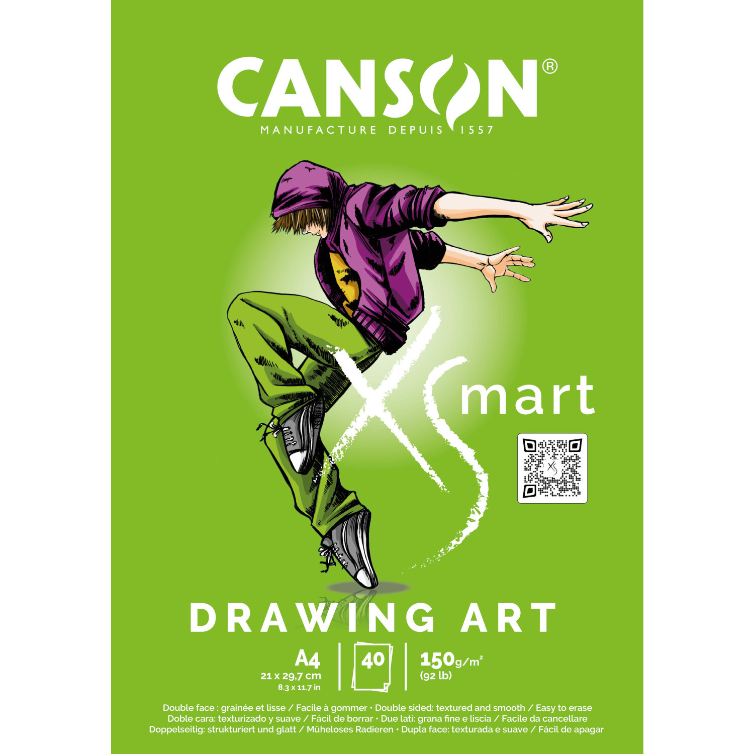 CANXSMART Drawing Art Block 40 Blatt