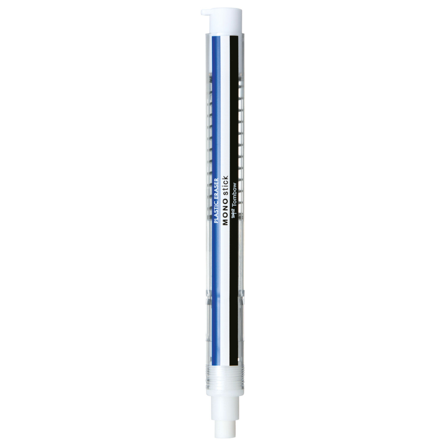 Mono Stick Radierstift Farbe Blau-Weiß-Schwarz von Tombow Pen & Pencil 