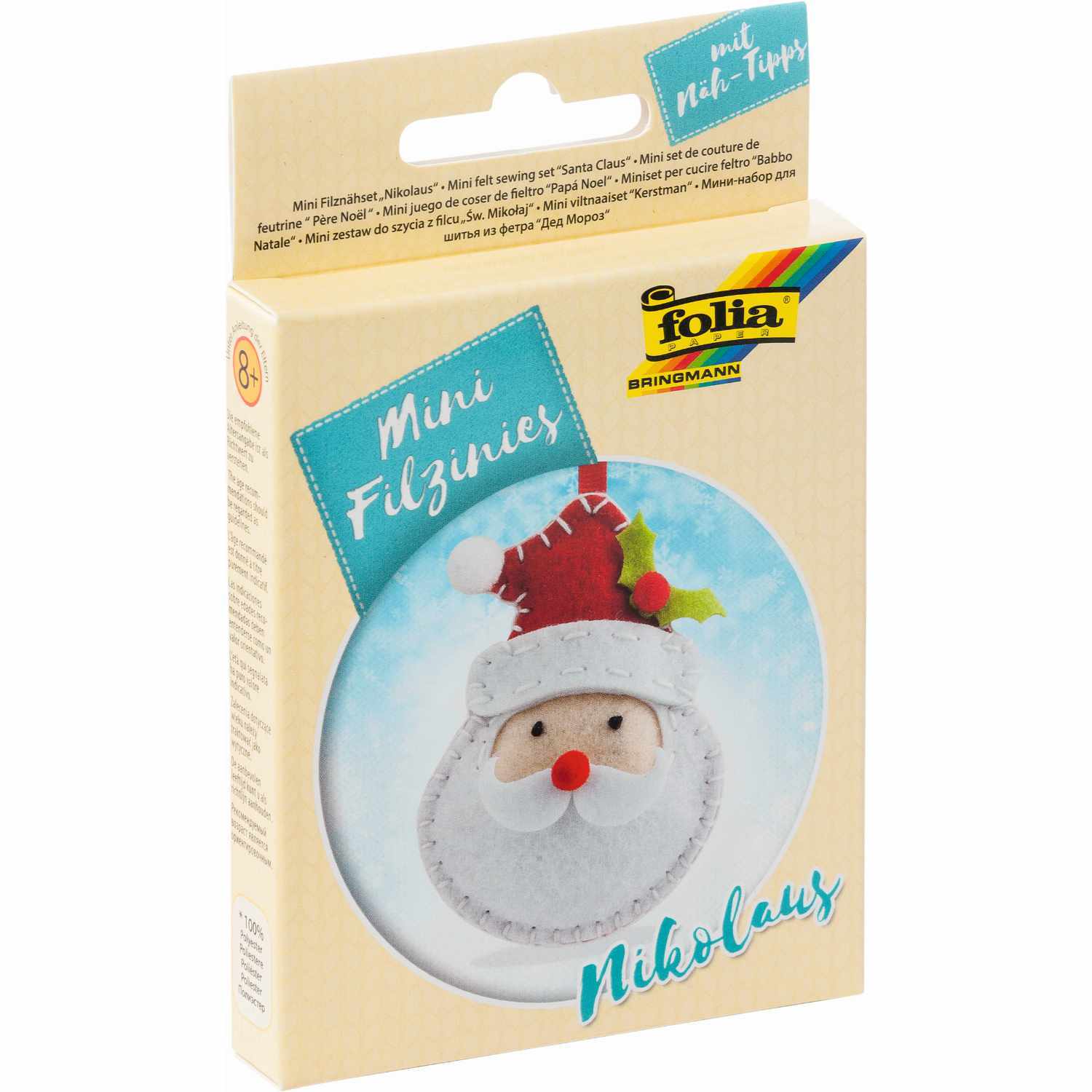 Mini-Filzinies Filznähset Nikolaus