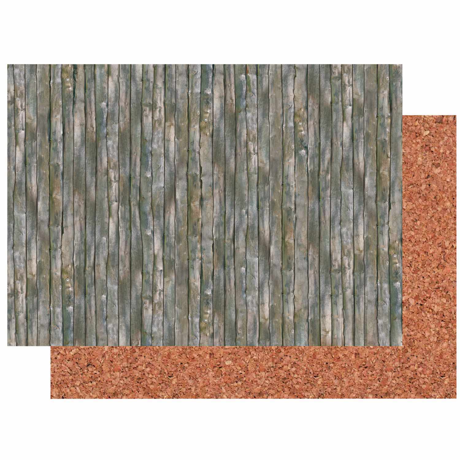 Fotokarton Holzbretter-Kork 50x70cm 300g/m²