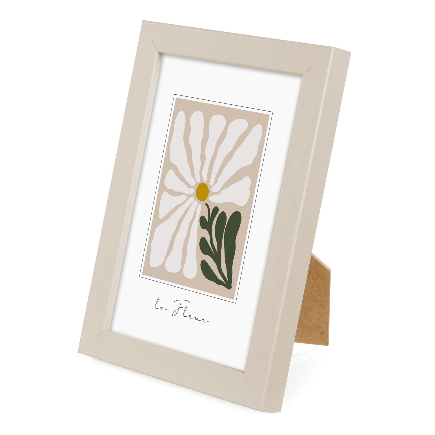 Bilderrahmen Aura Beige aus Holz von Goldbuch Georg Brückner 