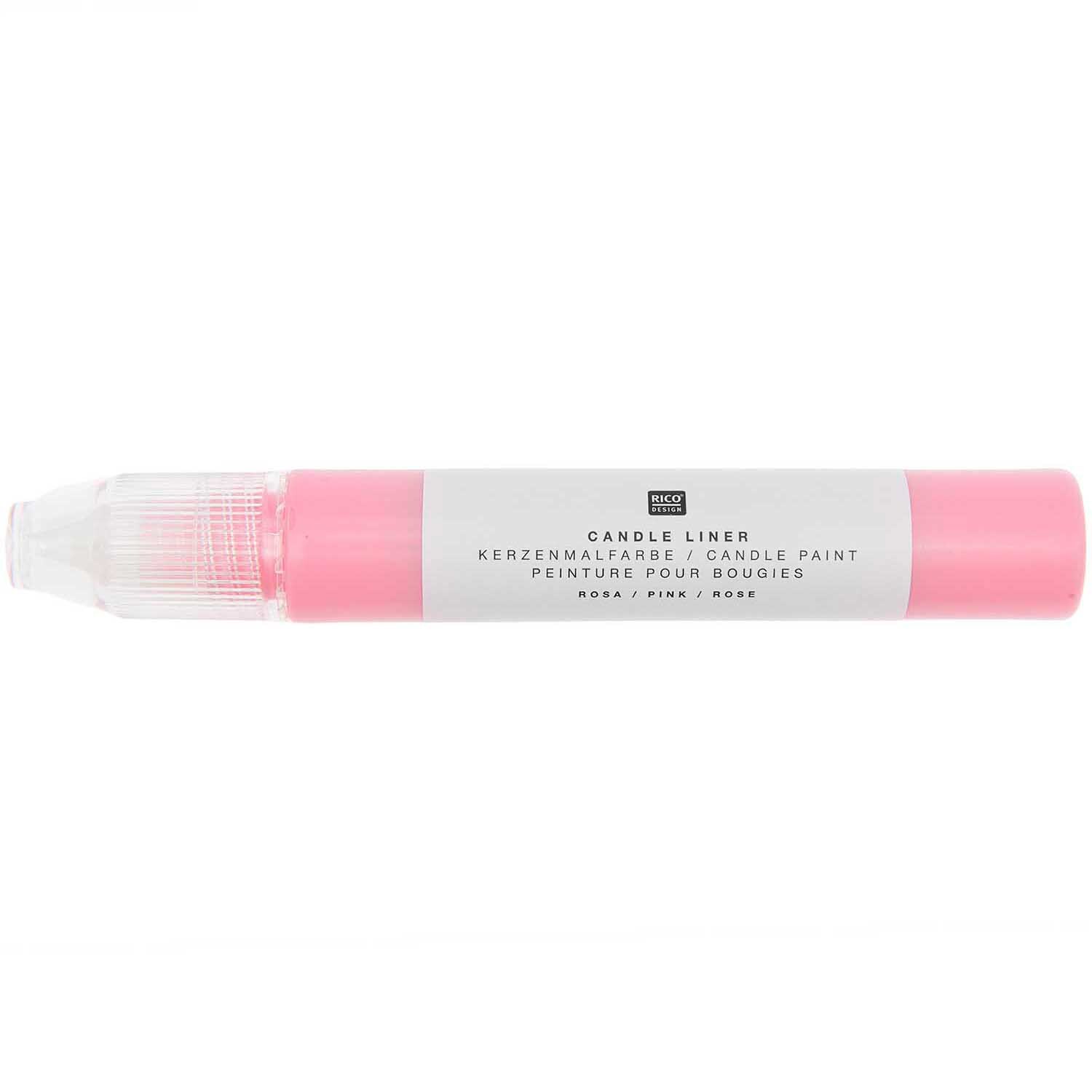 Rico Design Candle Liner Kerzenmalfarbe 30ml Rosa