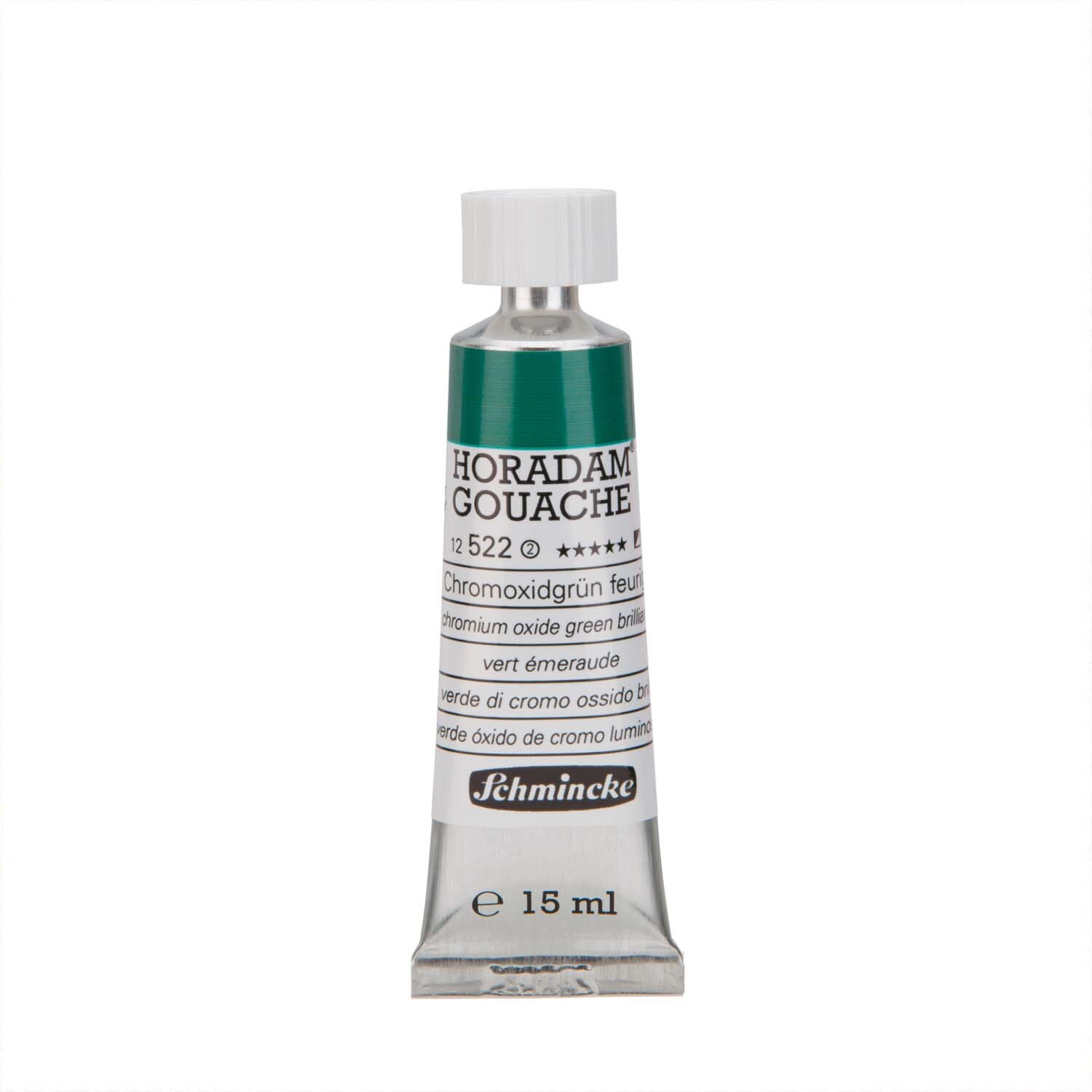 HORADAM Gouache 15ml in einer Tube, Chromoxidgrün Feurig von Schmincke, ideal für Künstler.