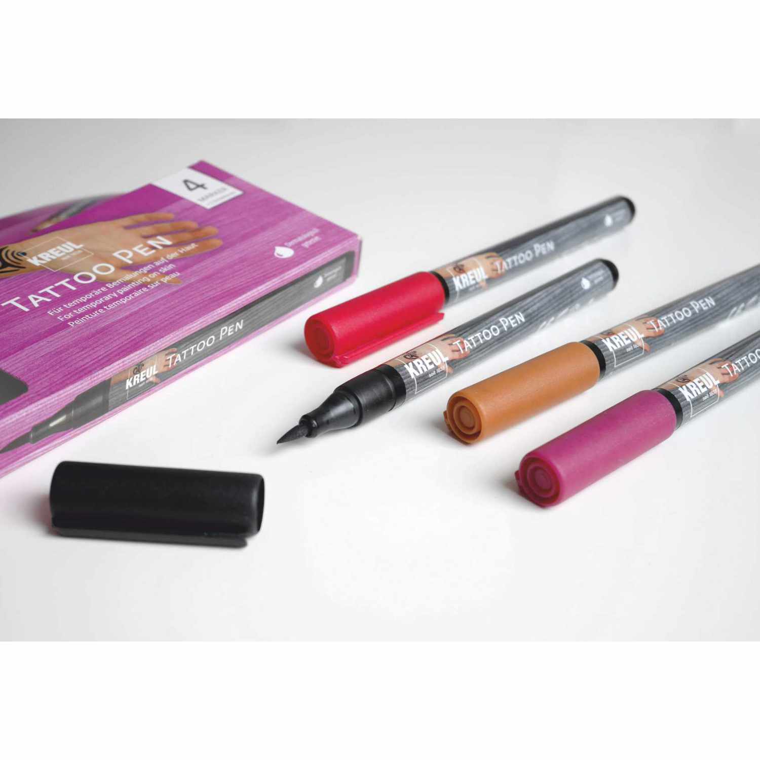 Tattoo Pen 4er-Set Tribals