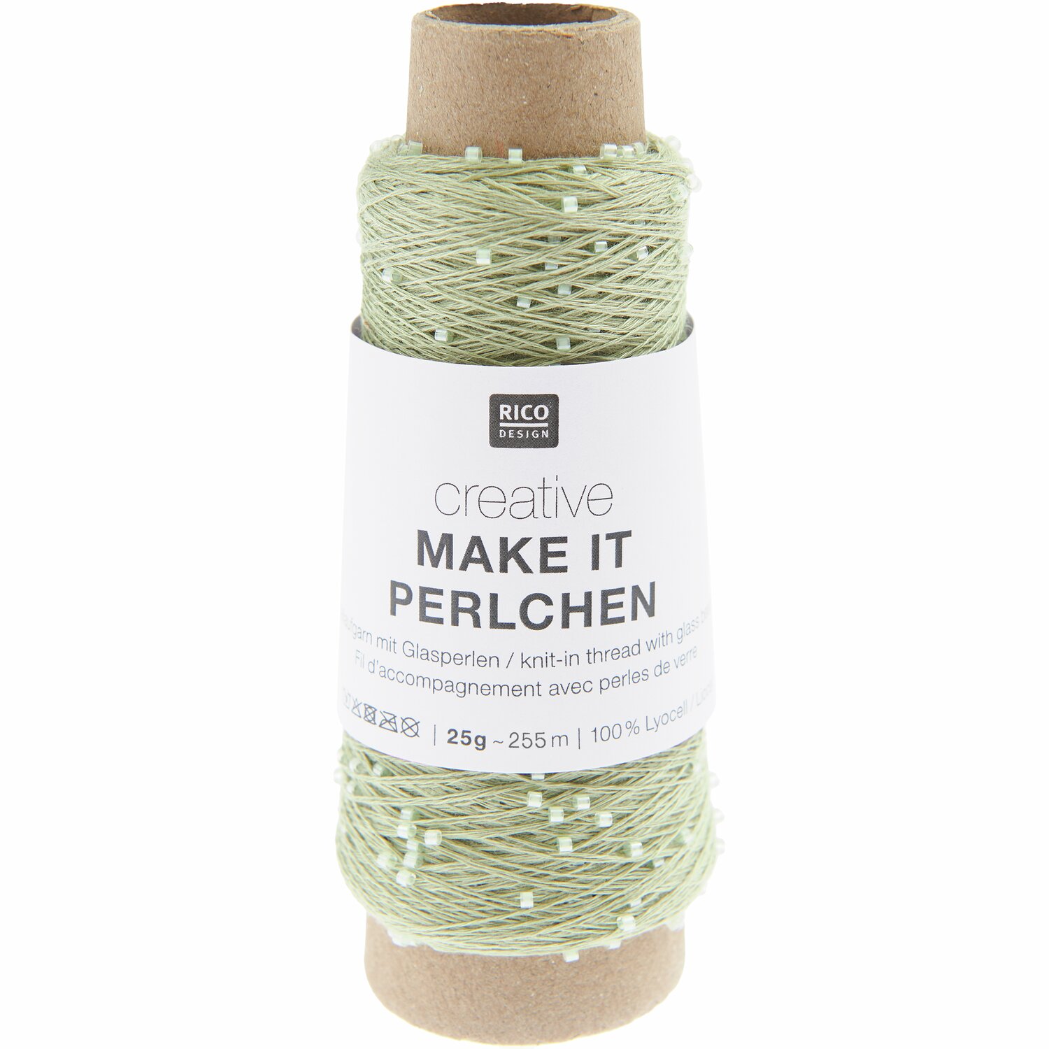 Creative Make It Perlchen Strickset Tuch Modell 03 in Jade von Rico Design, 25g 255m.