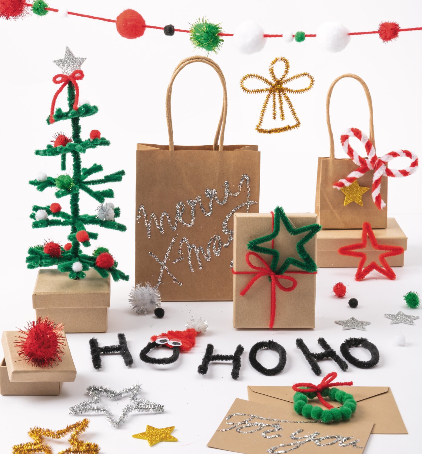 DIY-Bastelset Weihnachten bunt 168-teilig von Rico Design