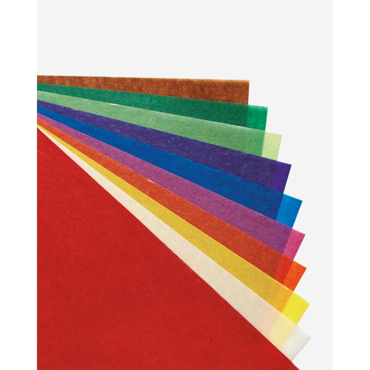 Transparentpapier mehrfarbig 18,5x29,7cm 10 Blatt von folia, übereinandergelegte bunte Bögen Transparentpapier für kreative Bastel- und Dekoarbeiten