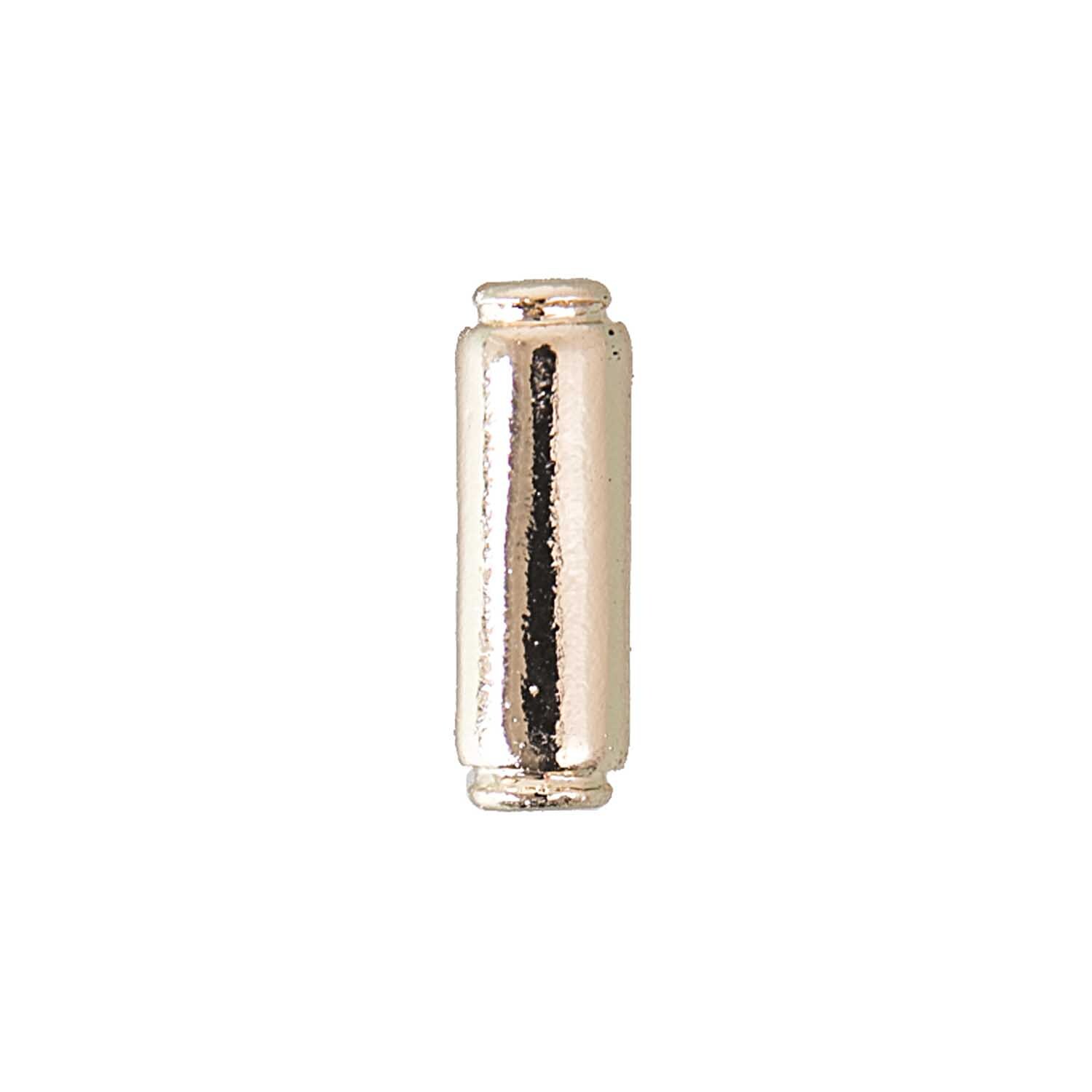 Verschluss Tube gold 17x6mm