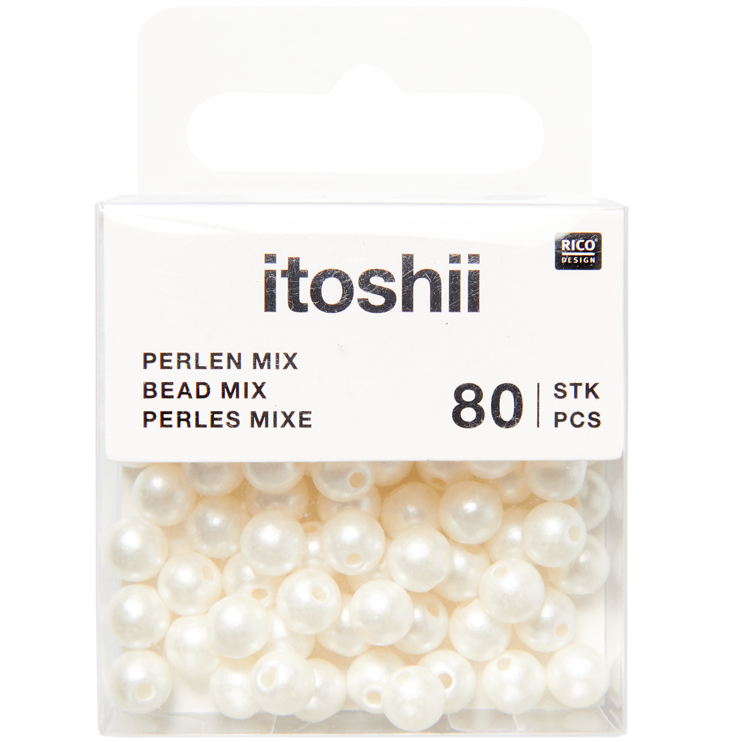 itoshii Kunststoffperlen Perlweiß itoshii Kunststoffperlen Perlweiß