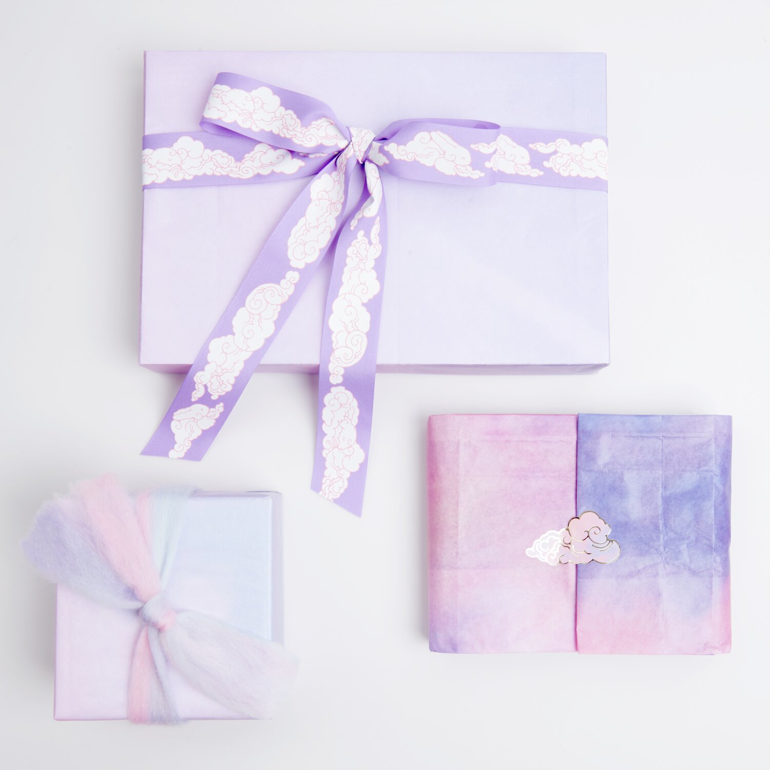 Paper Poetry Taftband Wolken/Hase 38mmx3m von Rico Design