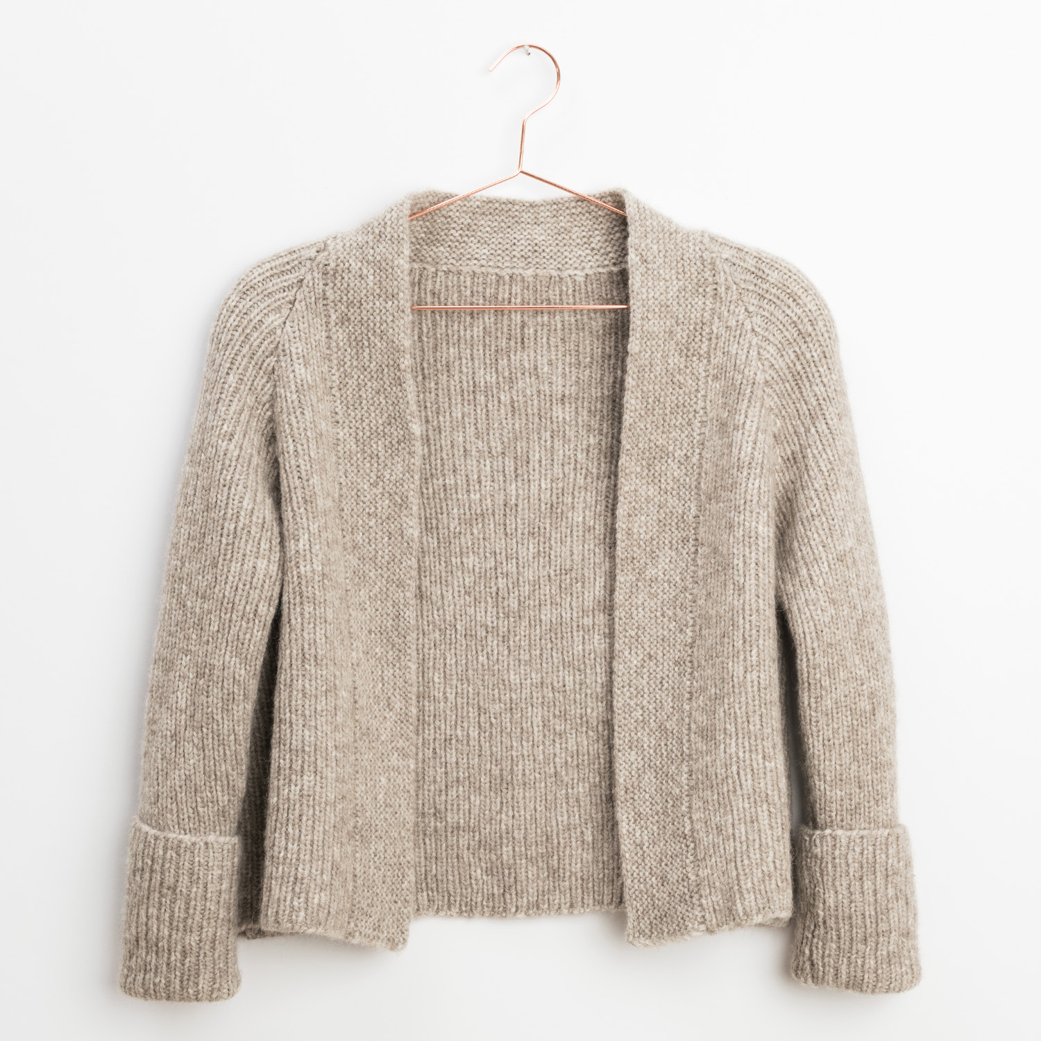 Strickanleitung Jacke aus Alpaca Superfine aran von Rico Design