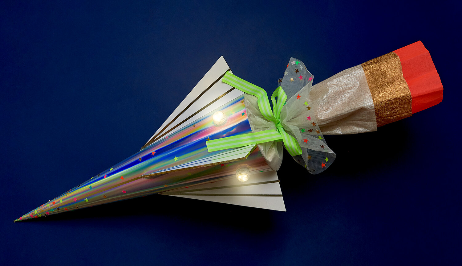 Bastelanleitung raketenstarke Schultüte