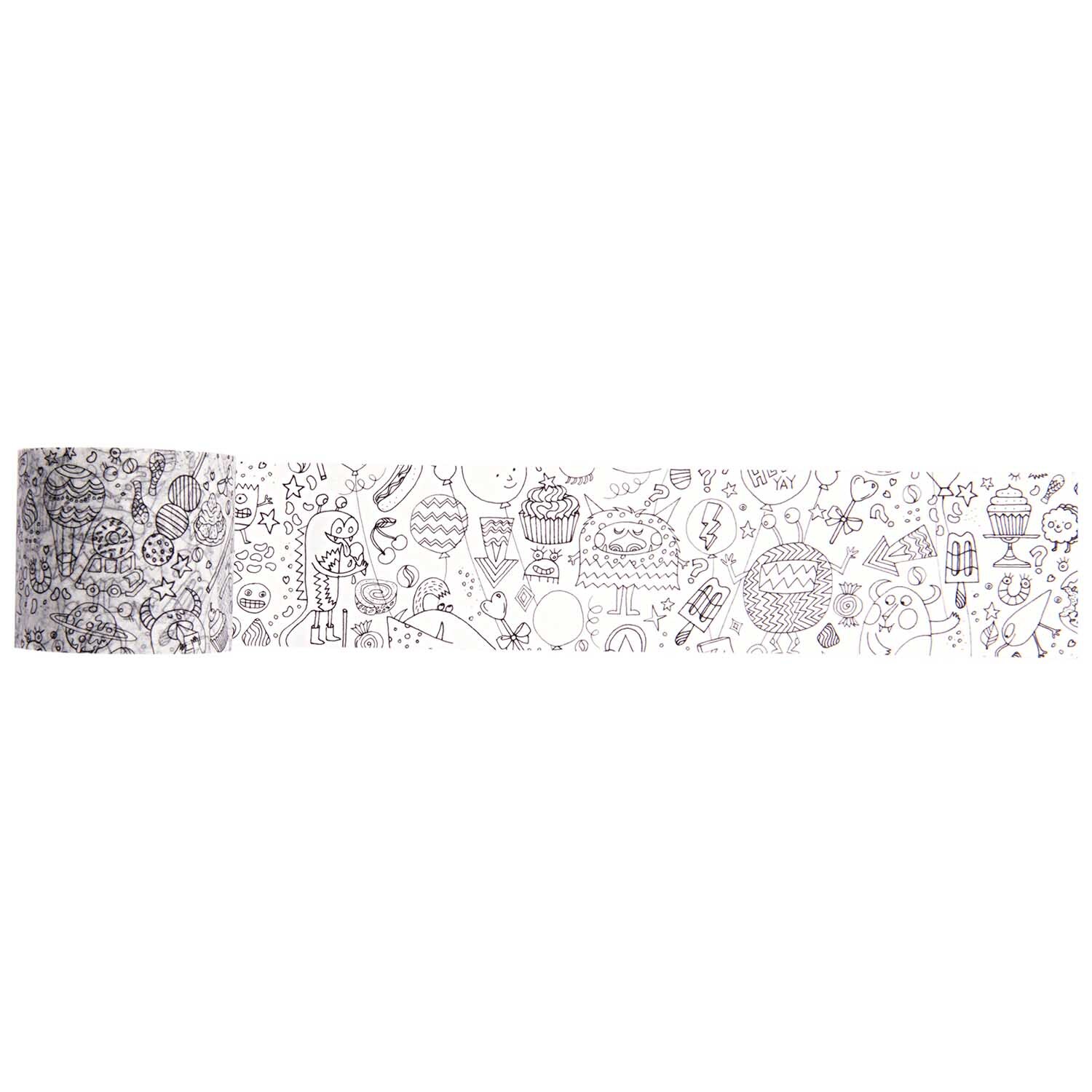 Paper Poetry Tape XL Monster 4cm 10m Paper Poetry Tape XL Monster 4cm 10m