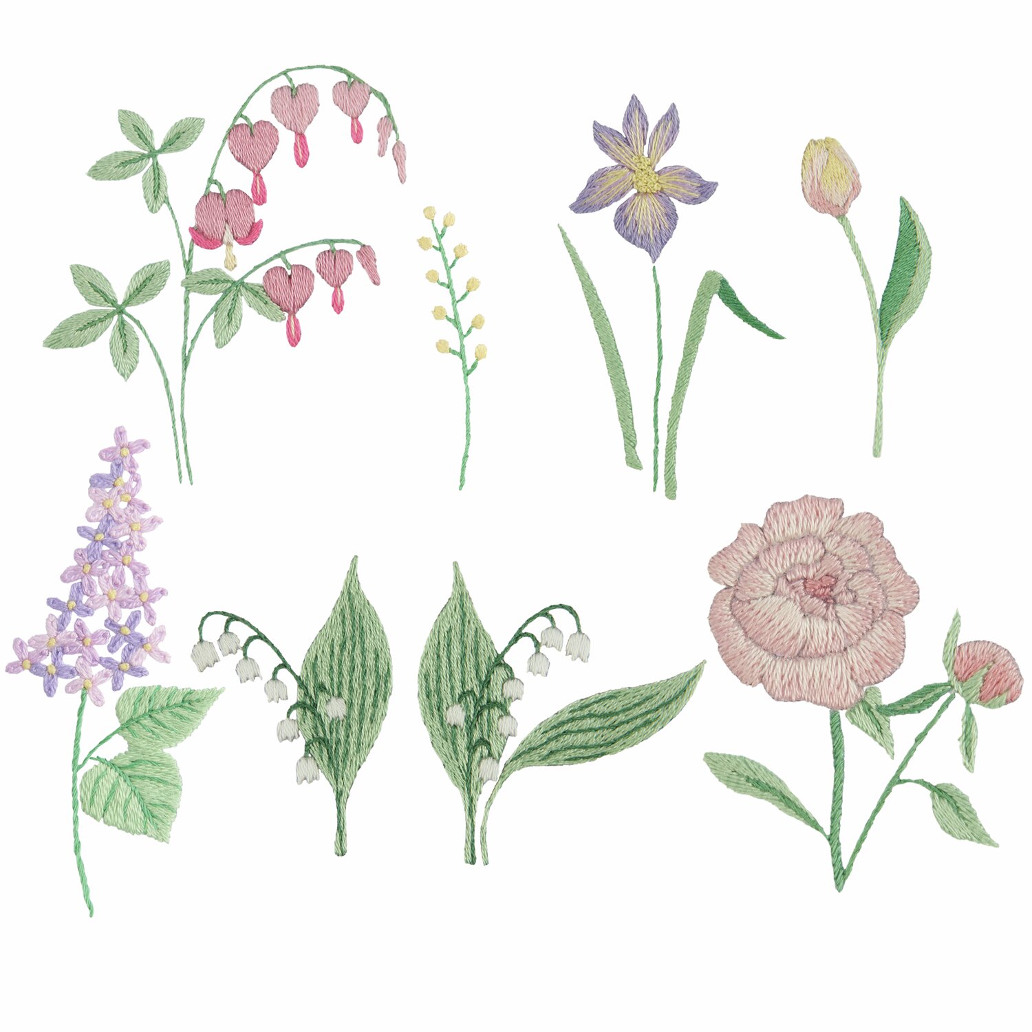 Stick & Stitch Packung Blumen XL 8 Stück zeigt bunte Blumenmotive zum Aufsticken. Ideal für kreative DIY-Projekte und individuelle Designs.