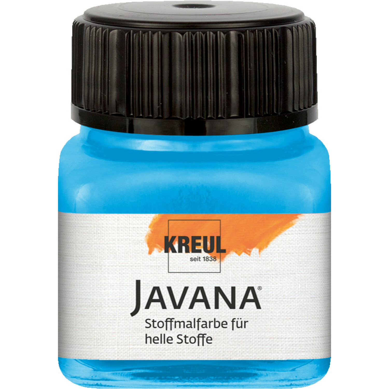KREUL Javana Stoffmalfarbe für helle Stoffe Azurblau