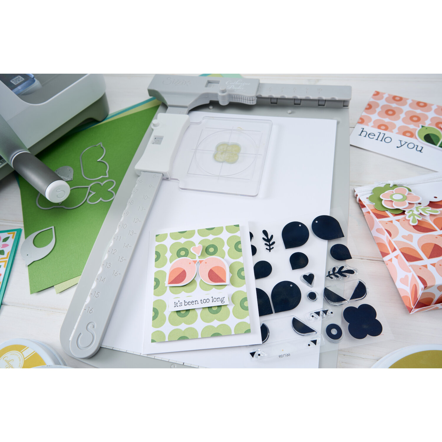 Clear Stamps Set Birds & Blooms 15-teilig von idee. Creativmarkt 
