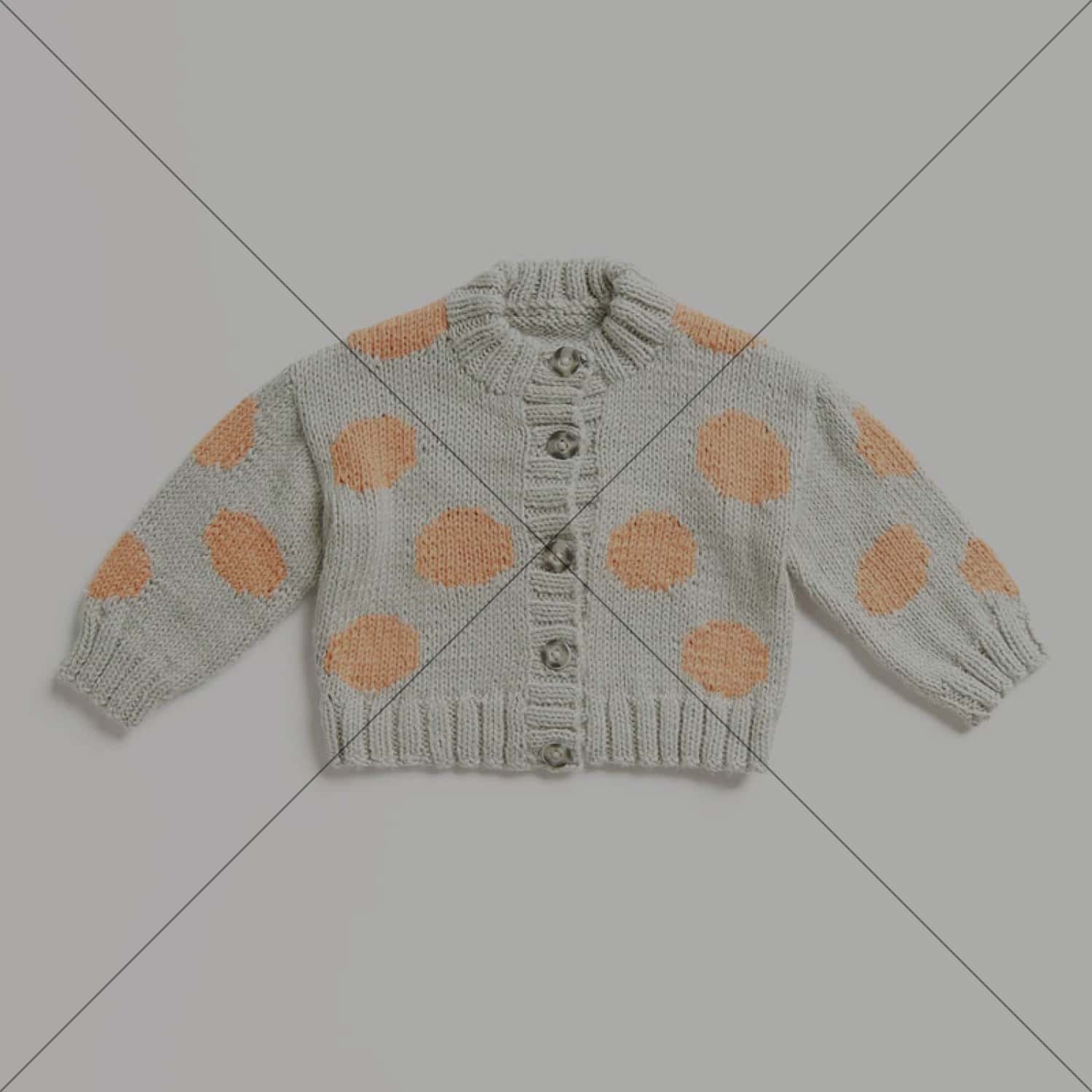 Gestrickte Babyjacke: Modell 09 aus dem Heft Rico Baby 042 - ausverkauft