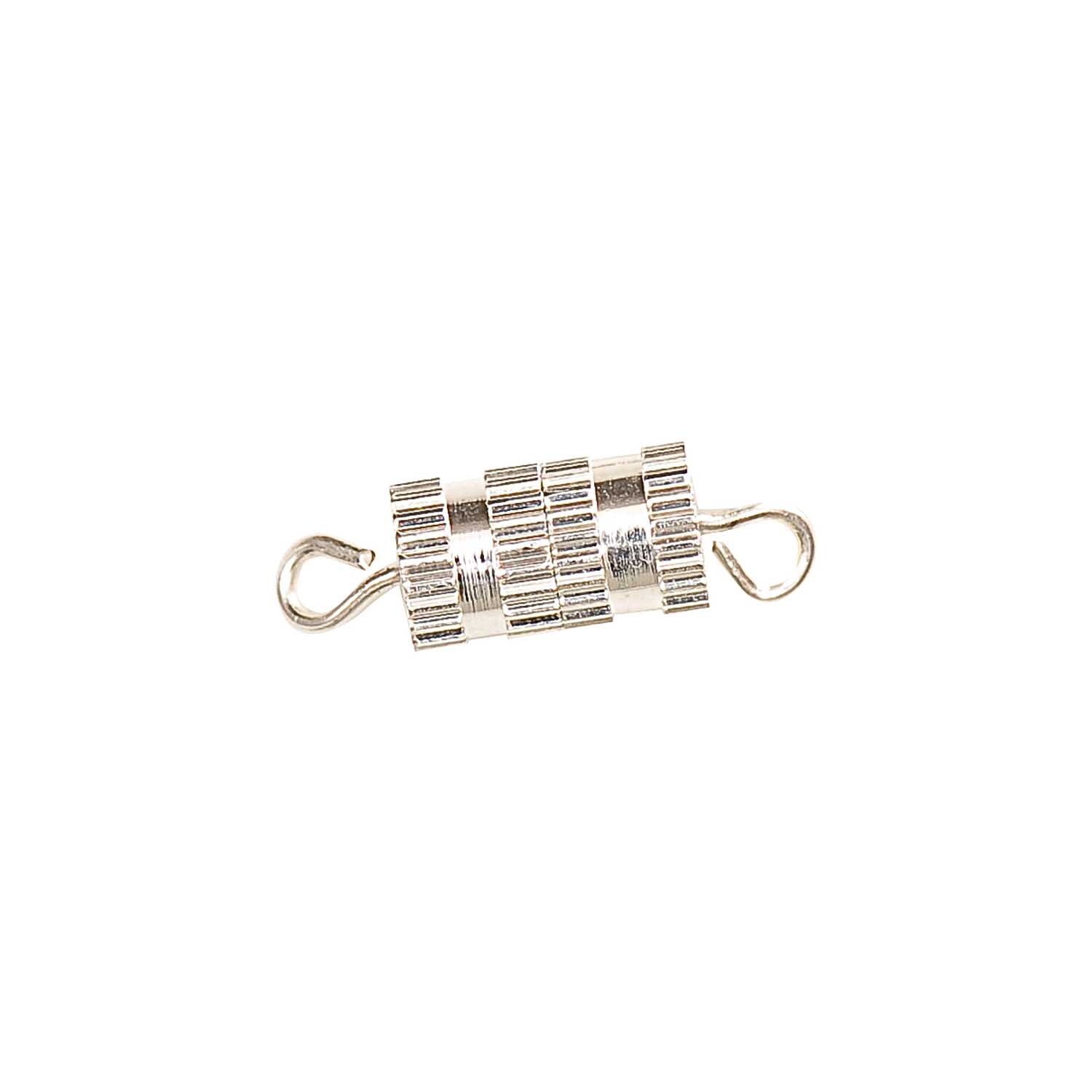 Drehverschluß silber 5x17mm