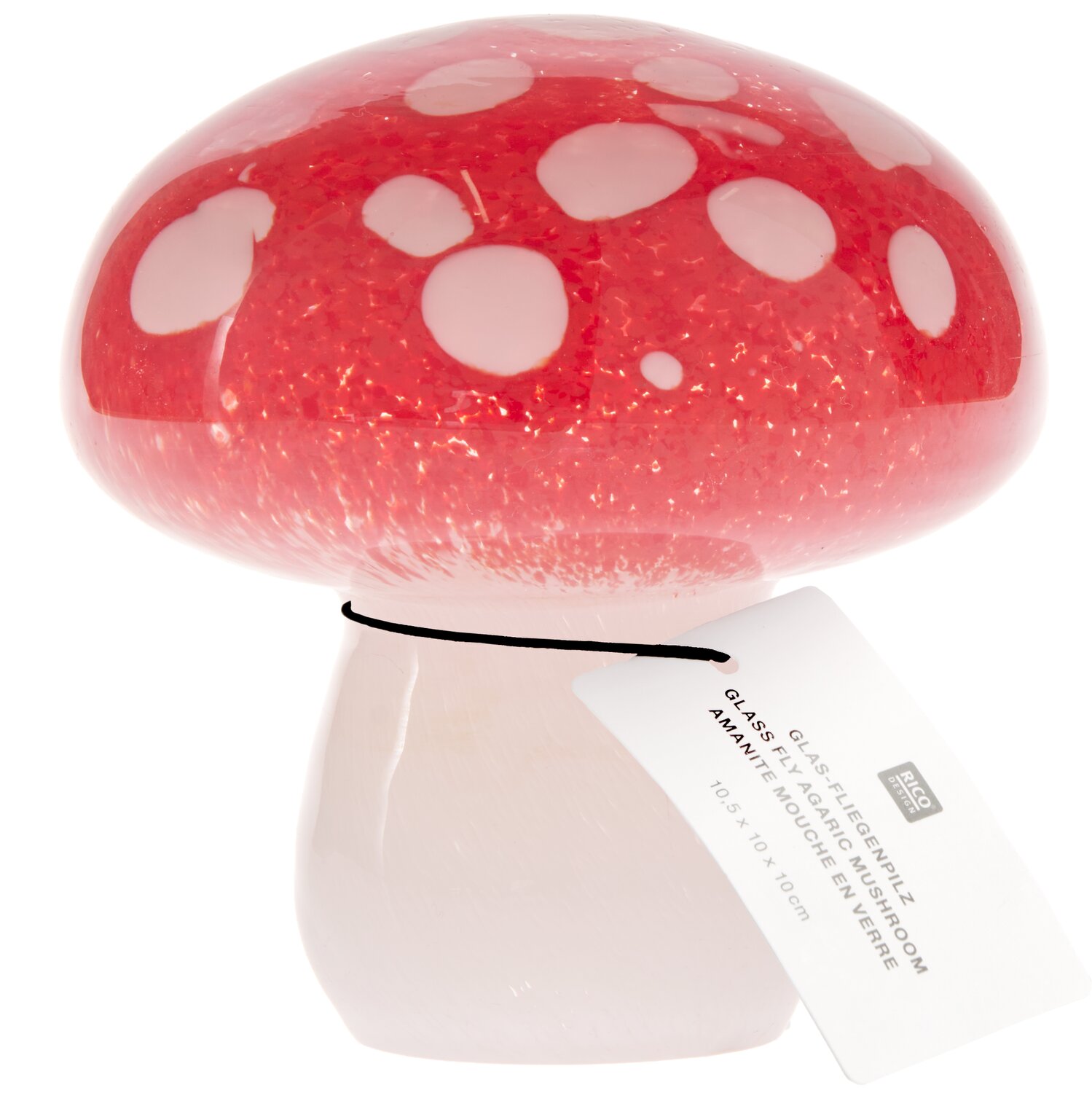 Glas-Fliegenpilz mundgeblasen von Rico Design