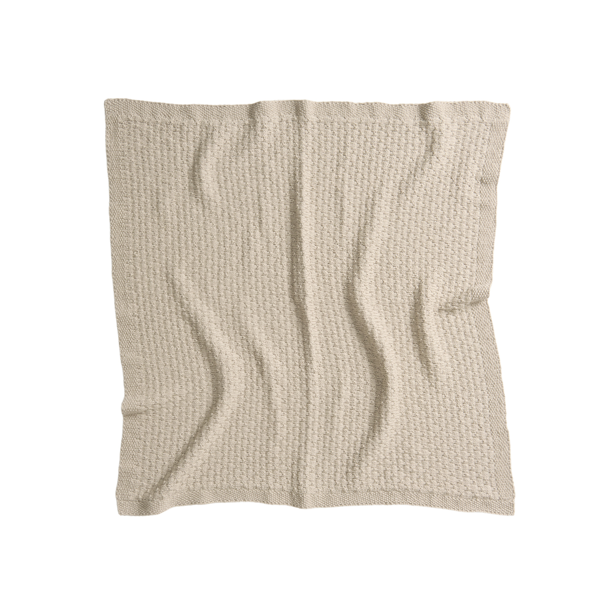 Strickdecke auf hellem Untergrund