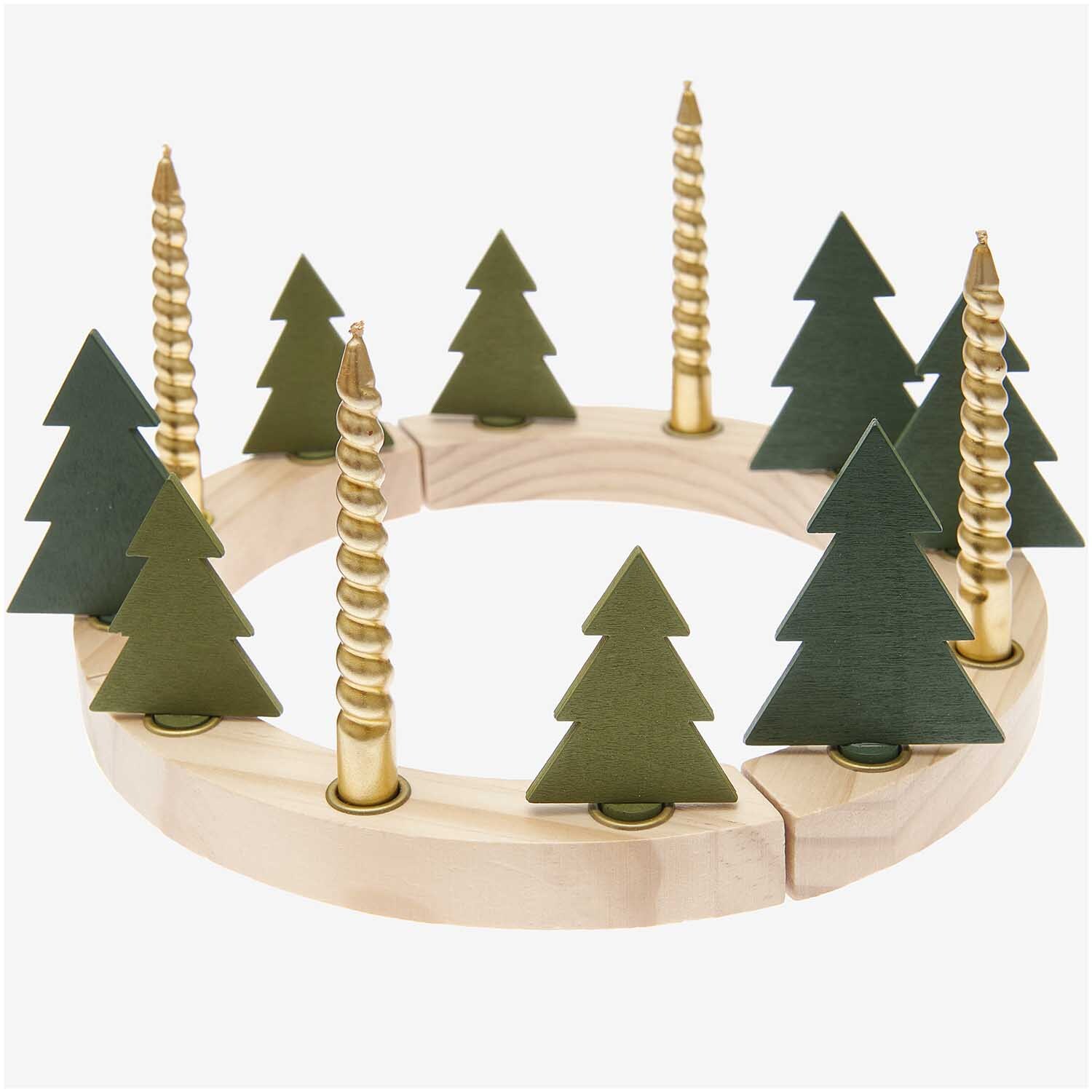 Adventskranzfiguren Tanne 8 Stück Adventskranzfiguren Tanne 8 Stück