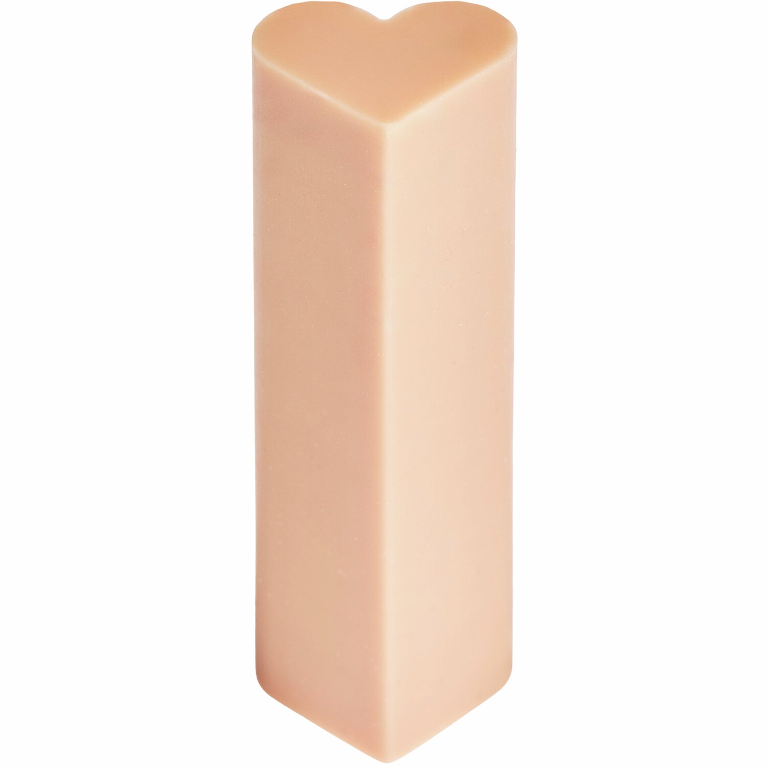 Paper Poetry 3D Radiergummi Herz in Pfirsichfarbe, 21x16x60mm, von Rico Design. Ideal für kreative Projekte.