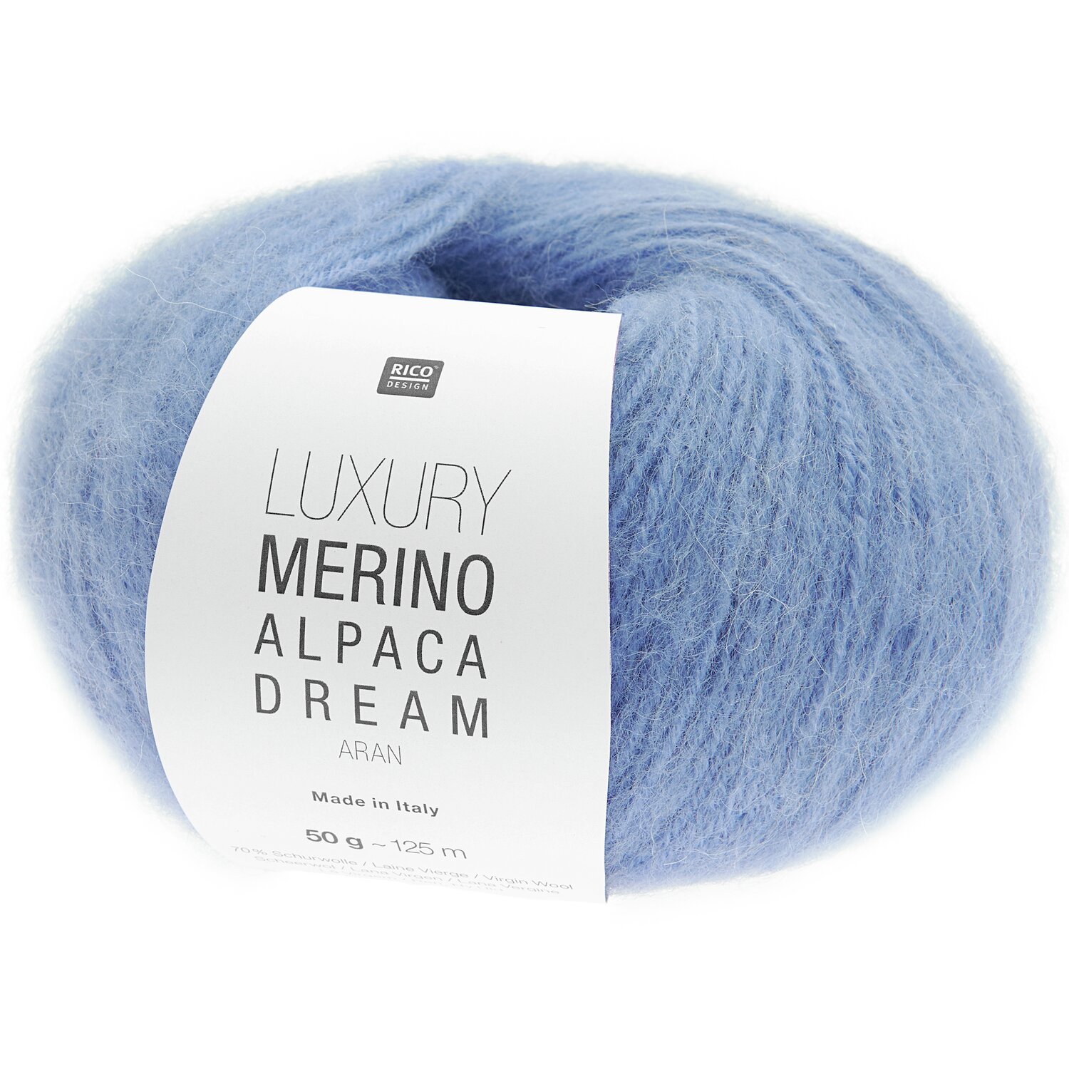 Luxury Merino Alpaca Dream aran 50g 125m Farbe Taubenblau von Rico Design