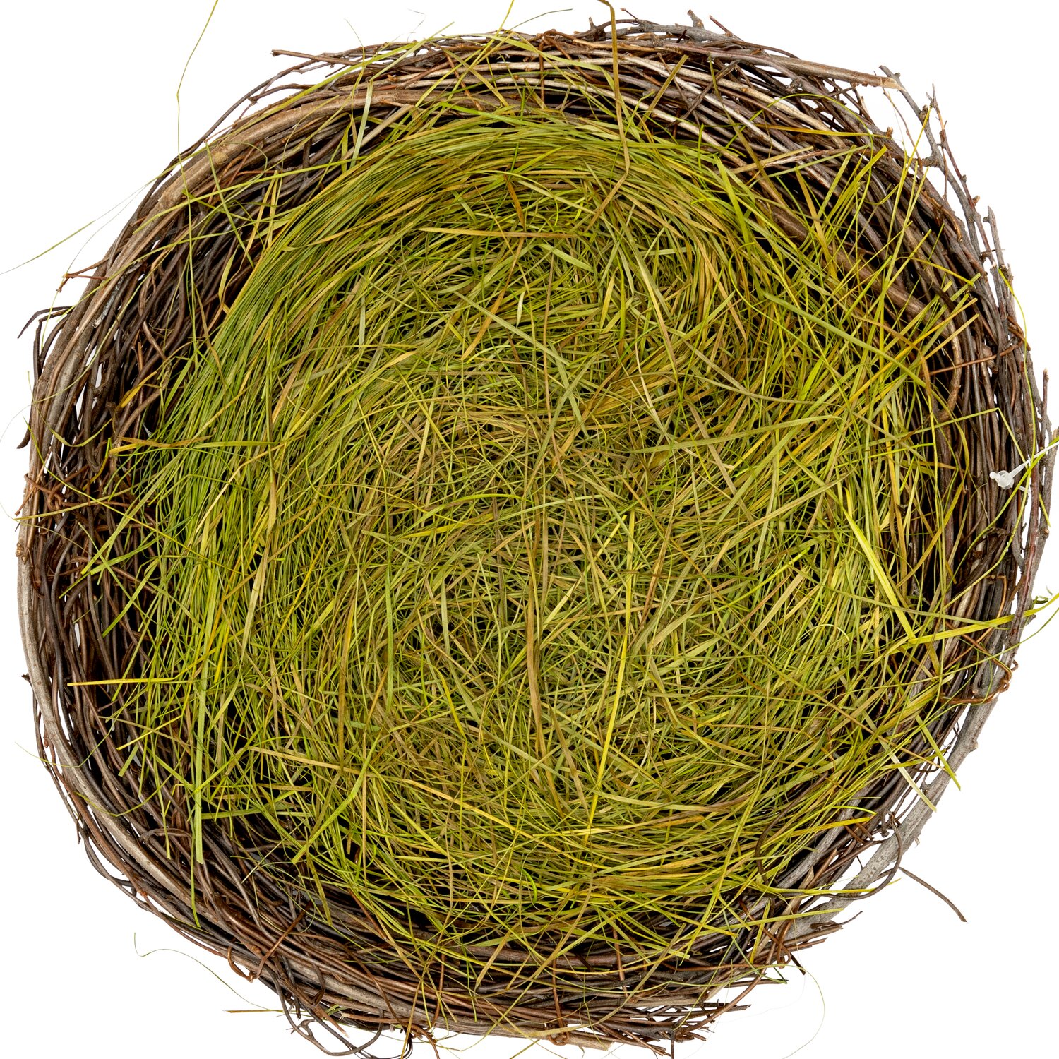 Naturnest mit Ostergras 25cm, dekoratives Accessoire von Rico Design, ideal für Ostern.