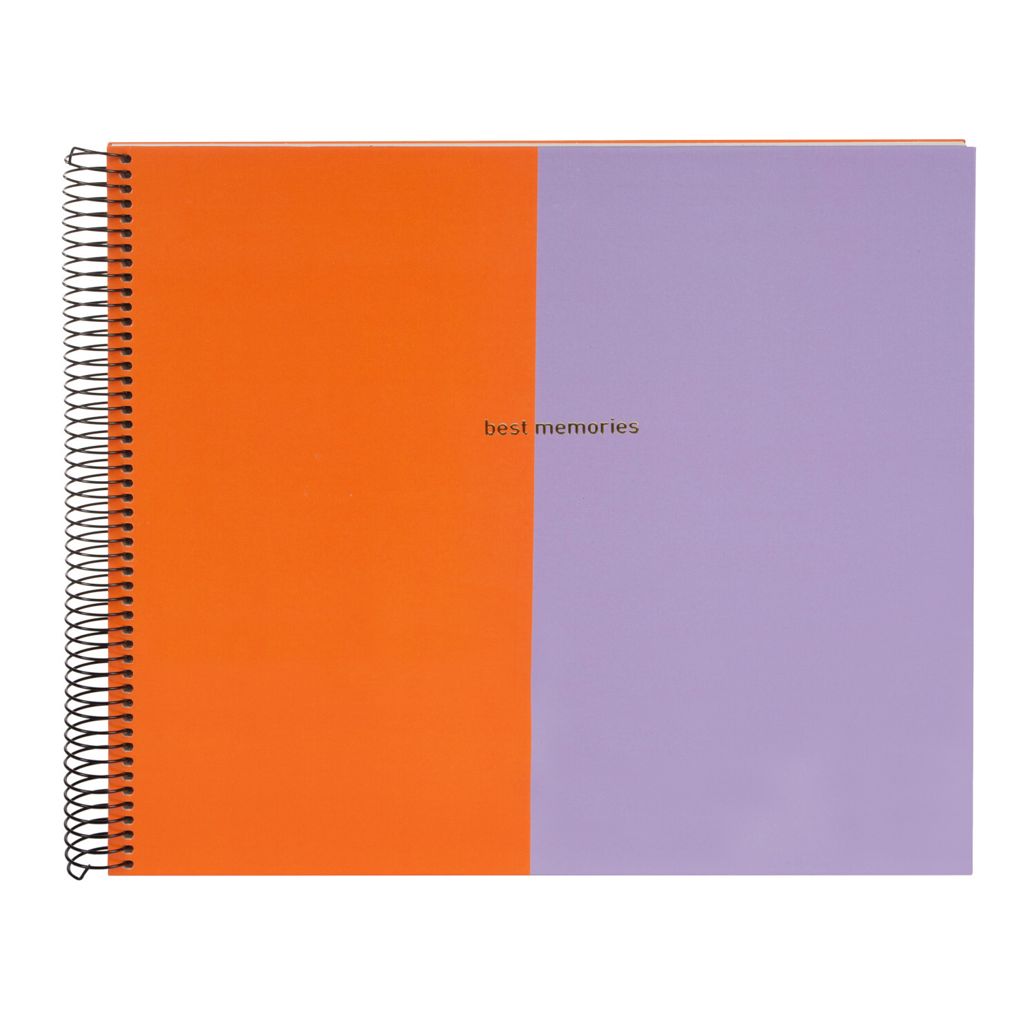 Spiralalbum Coloration Orange/Flieder 