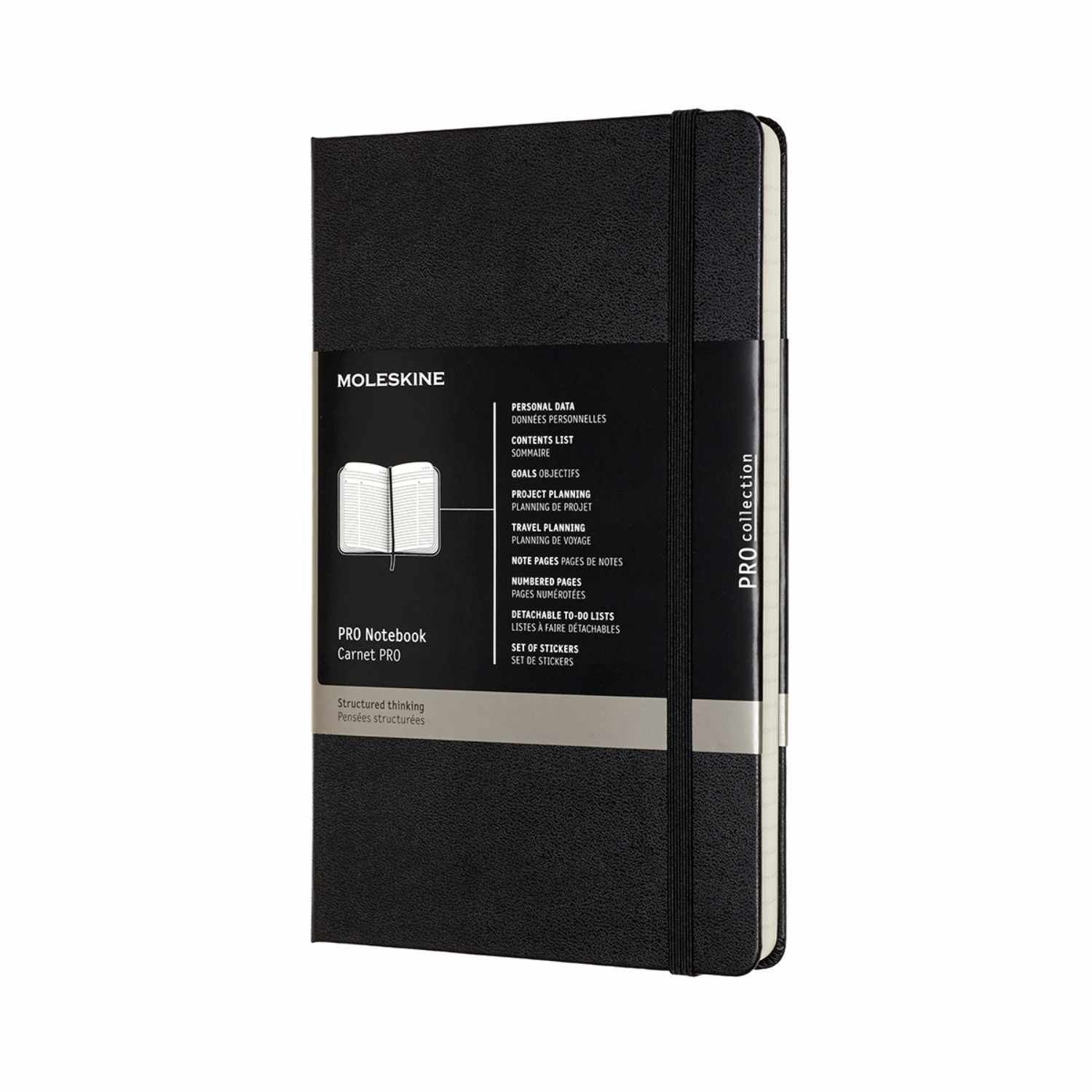 PRO Notizbuch Hard Cover schwarz PRO Notizbuch Hard Cover schwarz