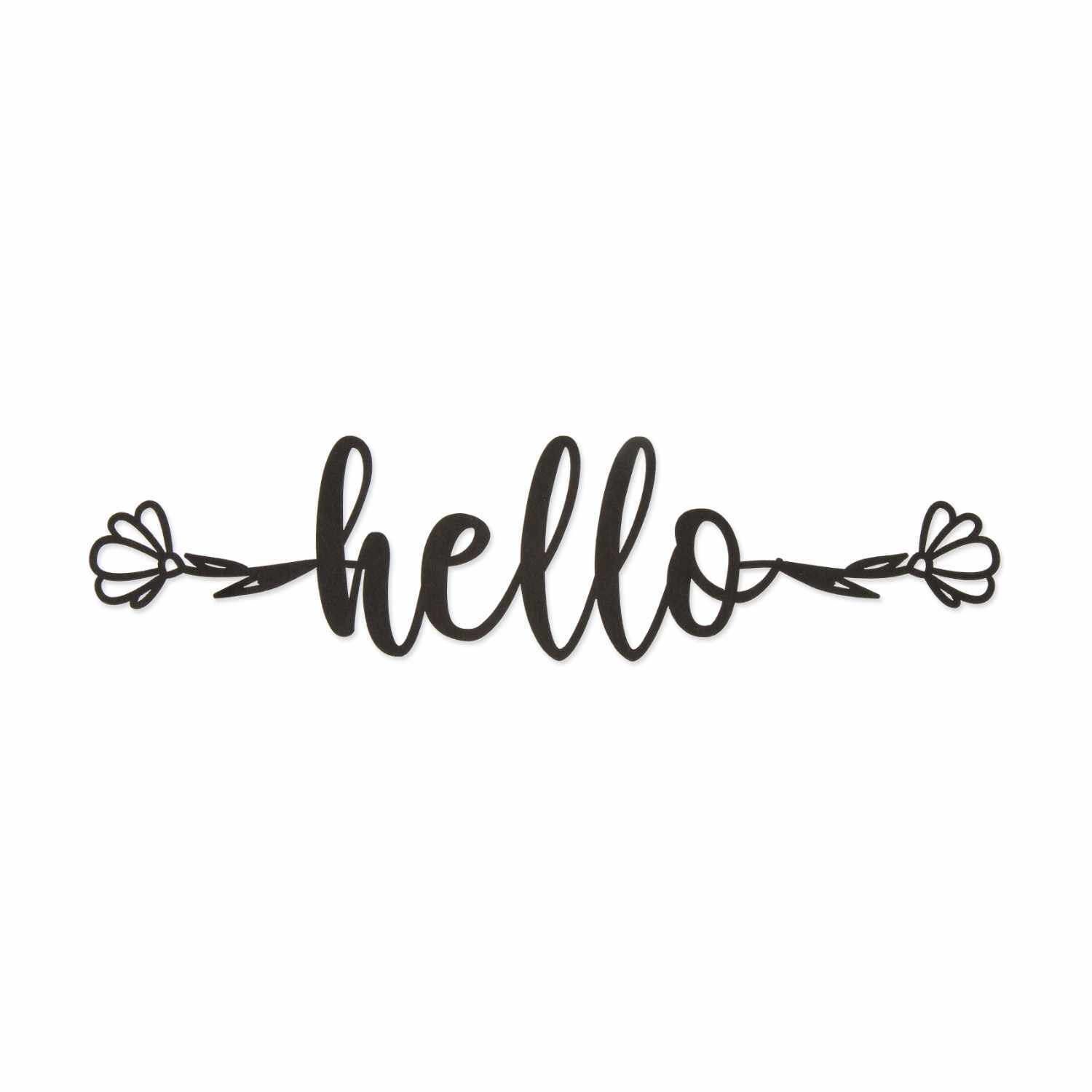 Papier-Deko Hello 7,5 x 30cm