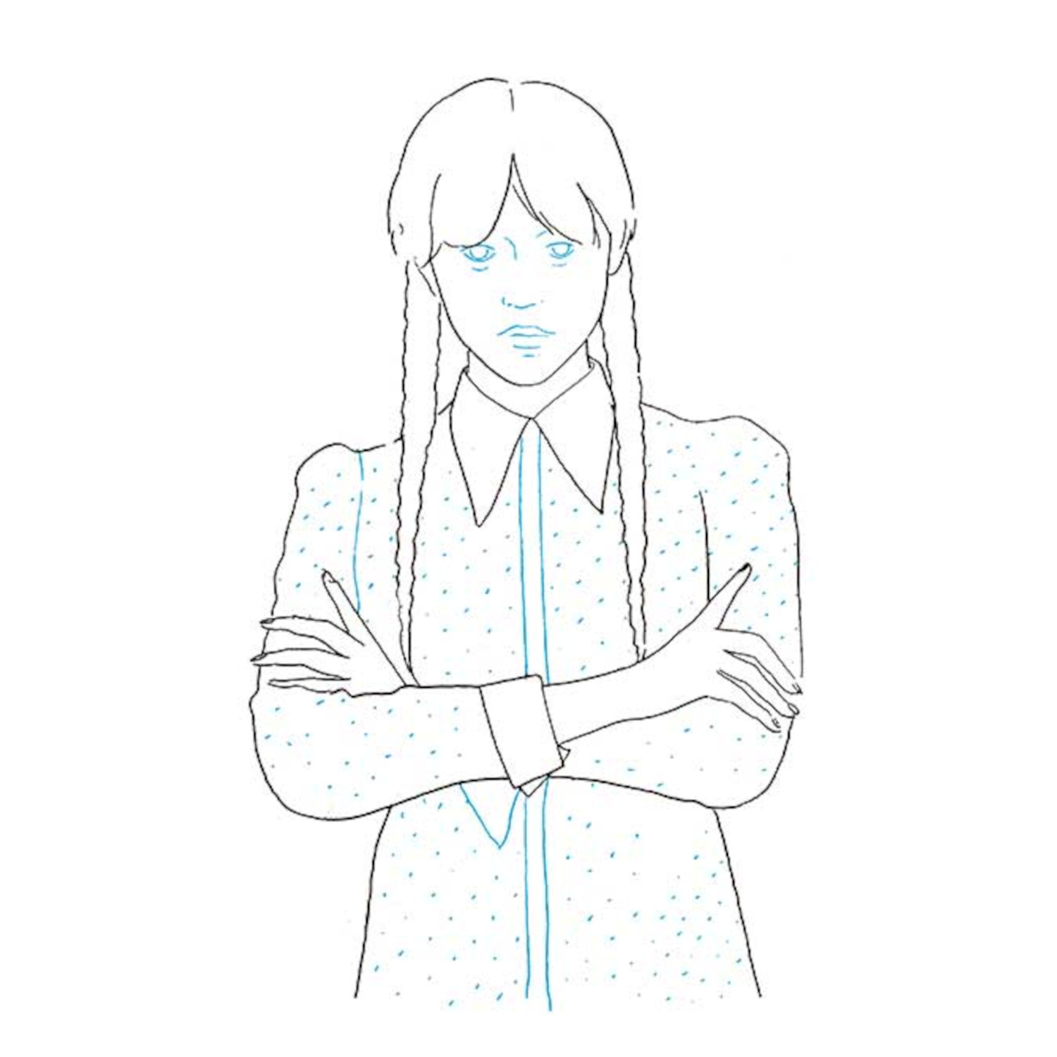 Das inoffizielle Wednesday Zeichnen- und Kreativ-Buch von frechverlag