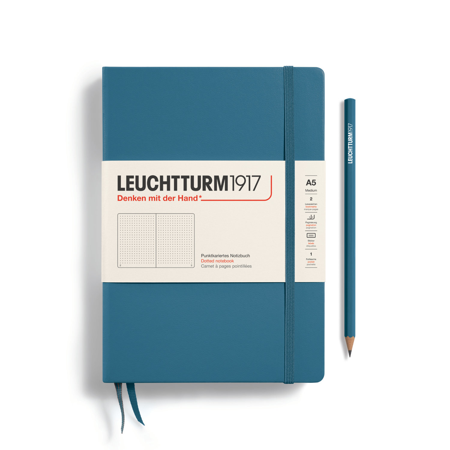 Notizbuch Medium dotted Hardcover A5