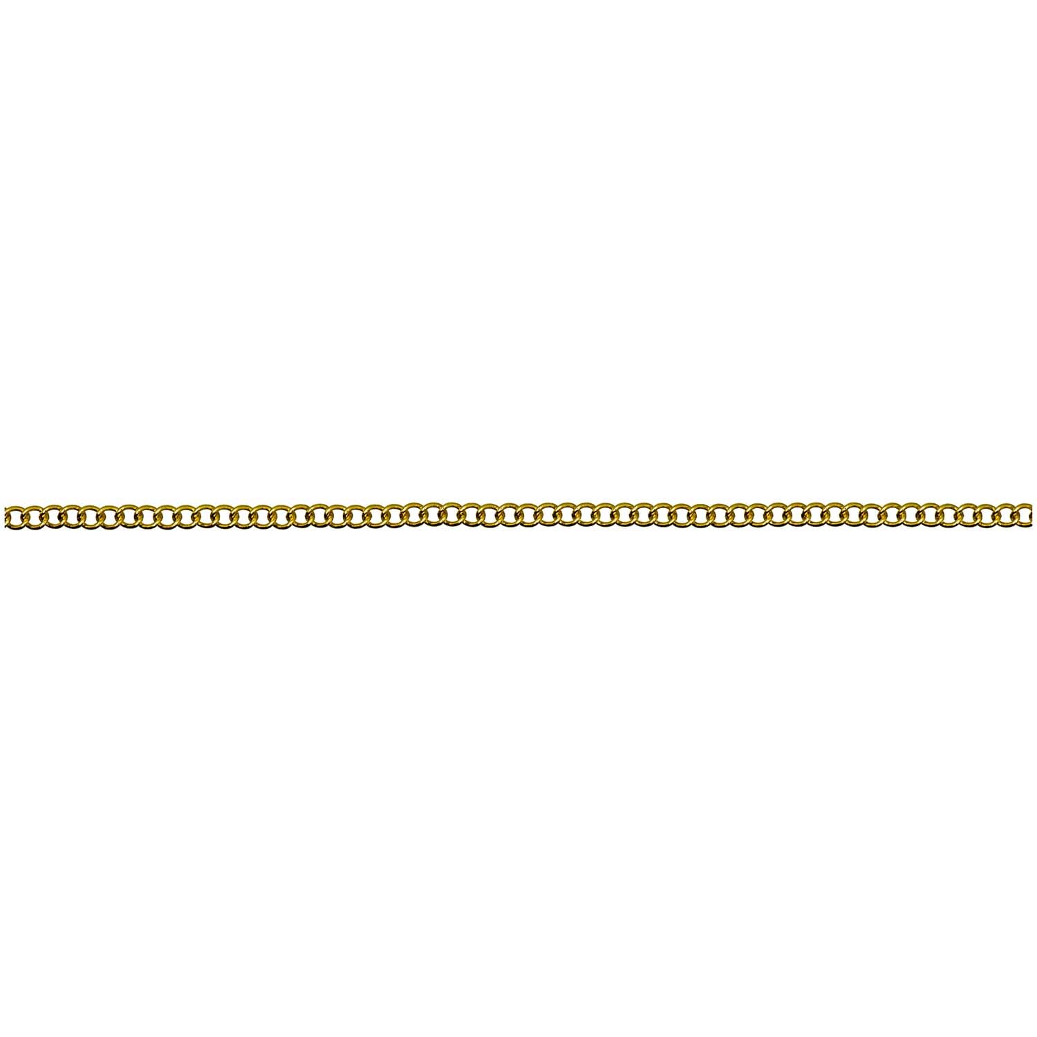 Gliederkette fein gold 2,3mm 1m