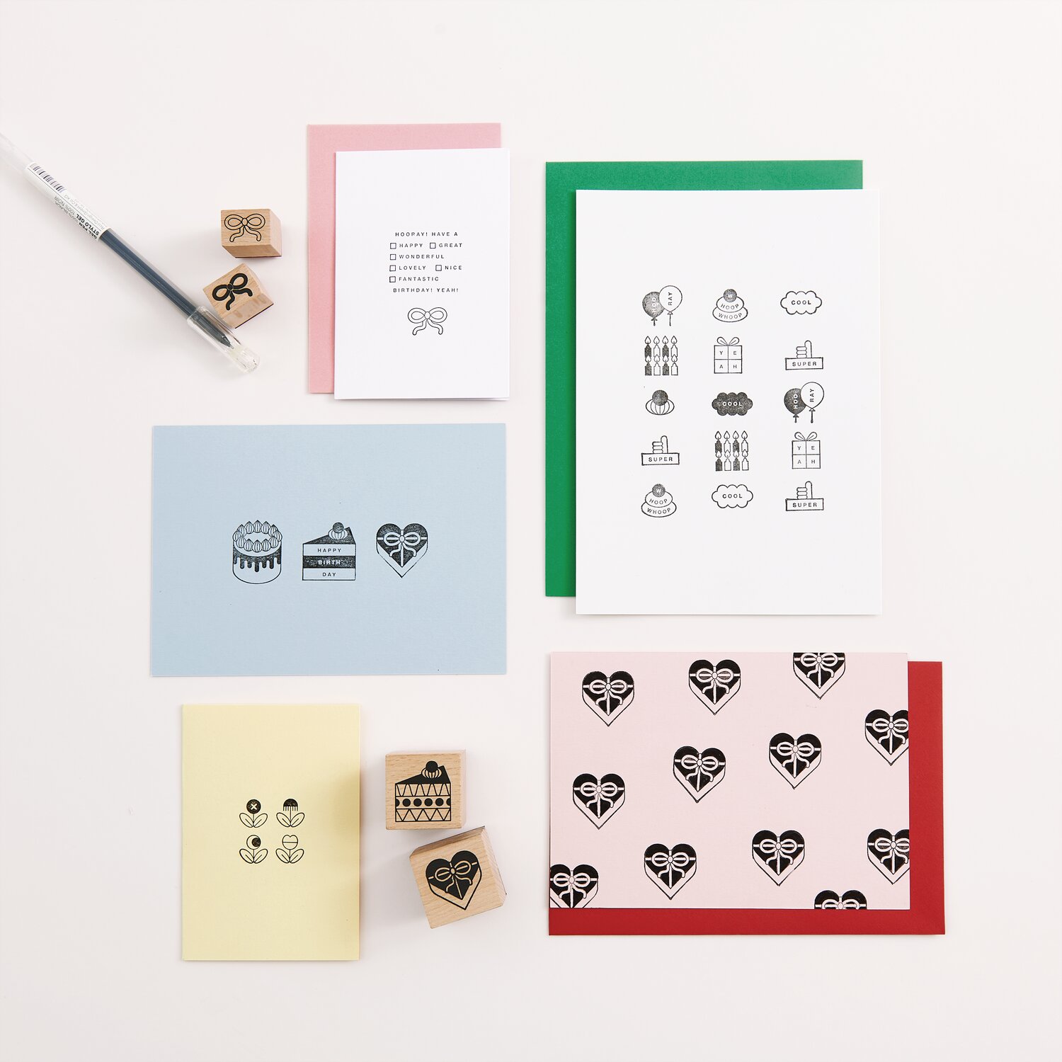 Rico Design x Redfries Stempelset Happy Birthday 24-teilig von Rico Design