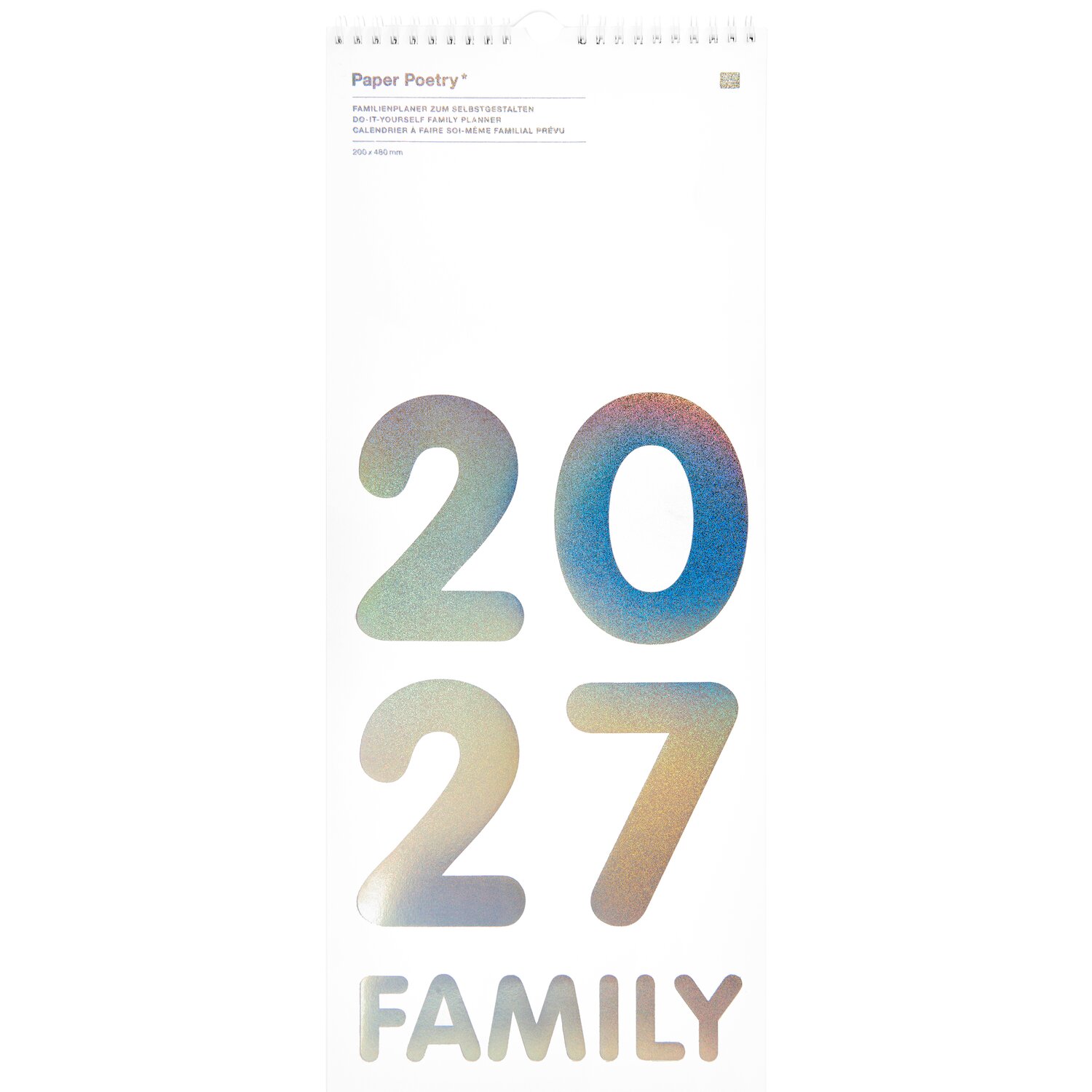 Rico Design Paper Poetry Familienplaner 2027