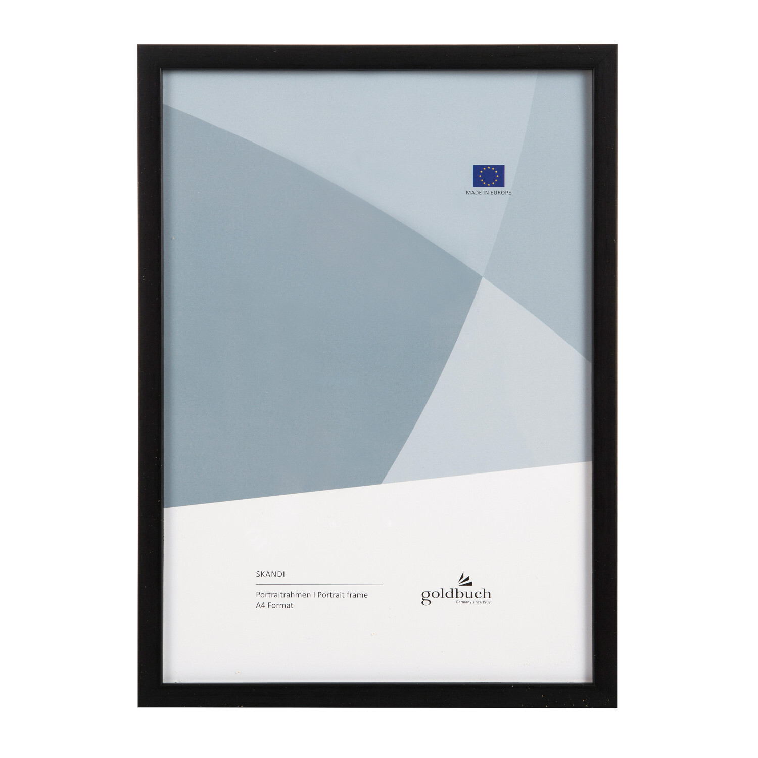 goldbuch Bilderrahmen Schwarz aus Holz DIN A4