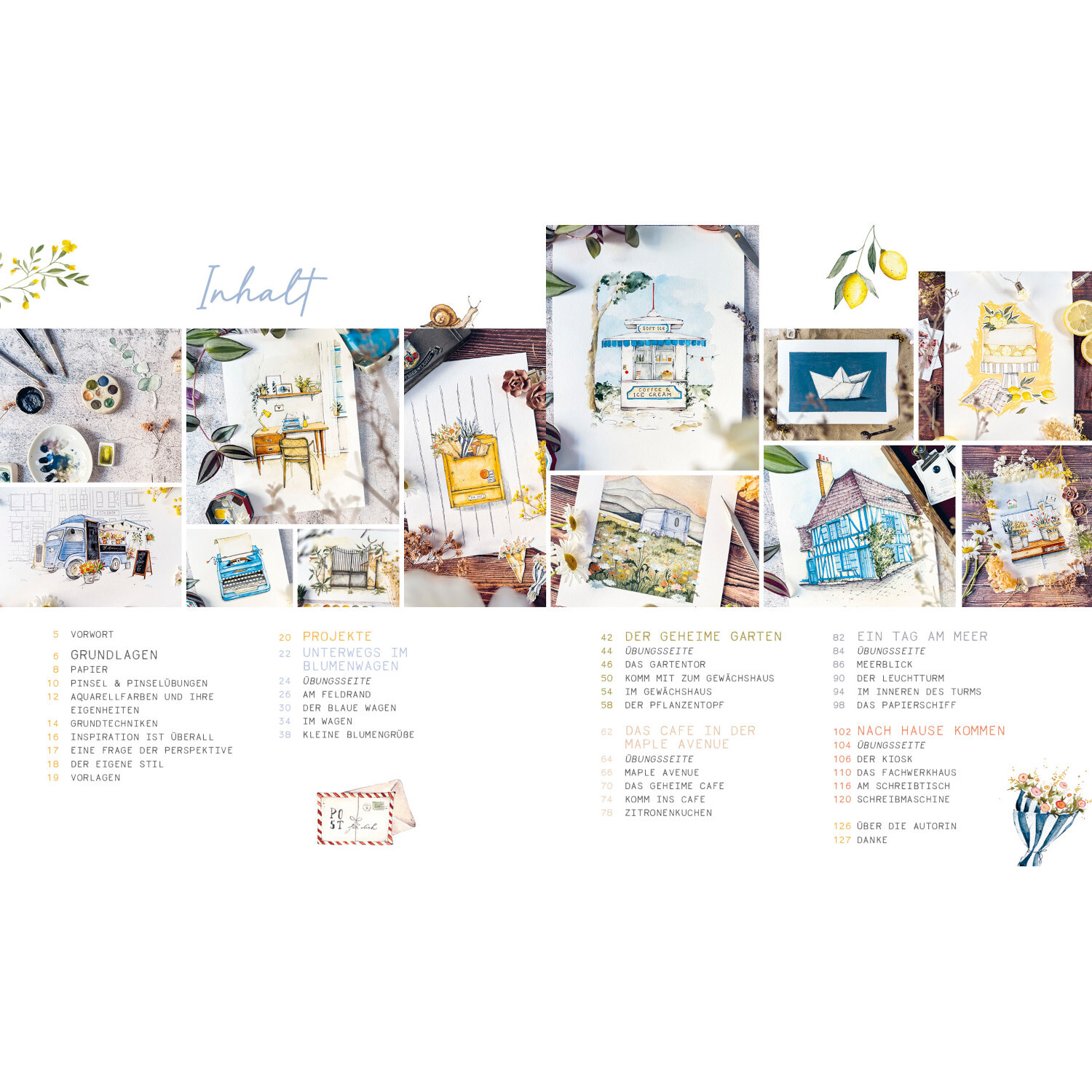 Secret Places - Watercolor von Edition Michael Fischer 