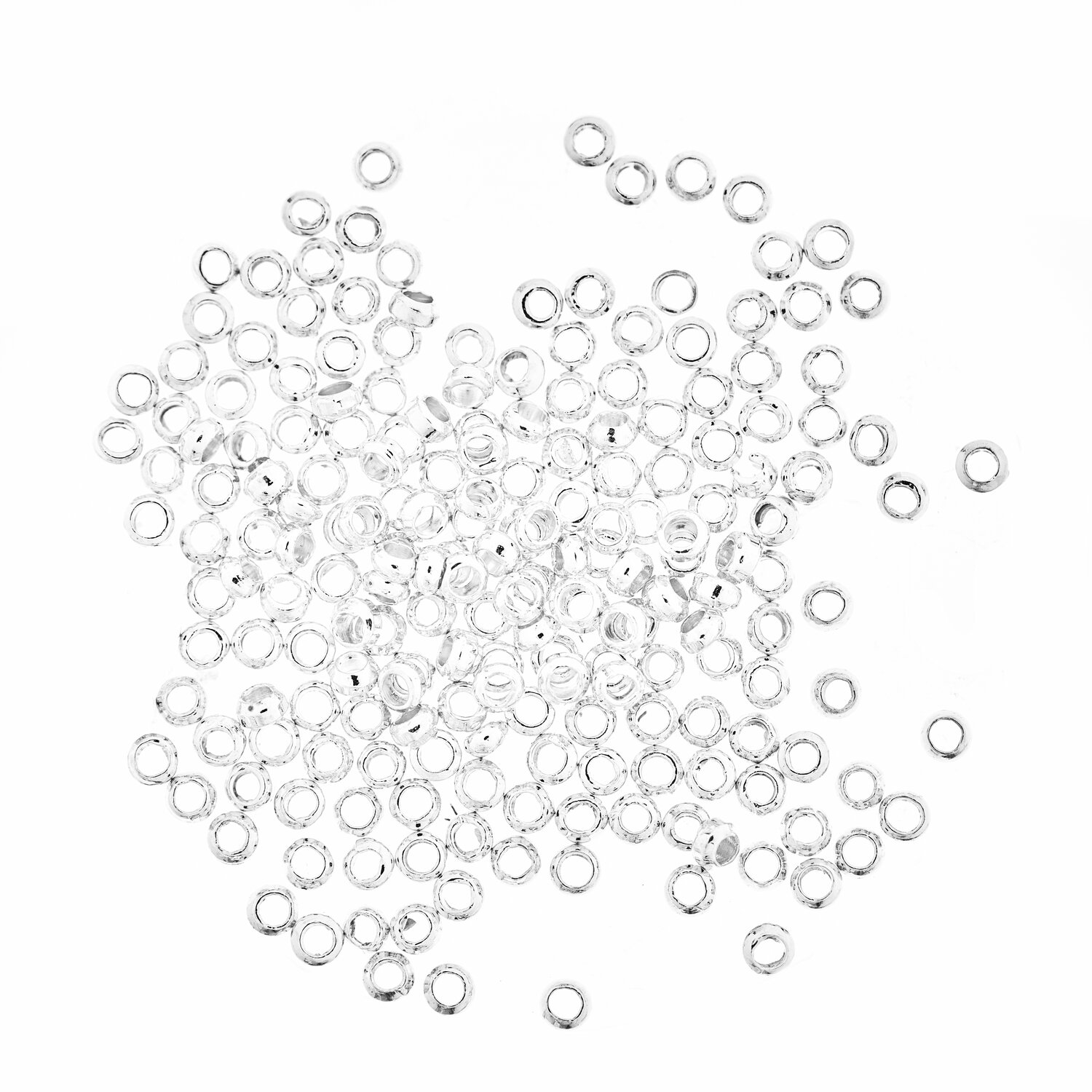 QuetschPerle silber 2mm 200 Stück
