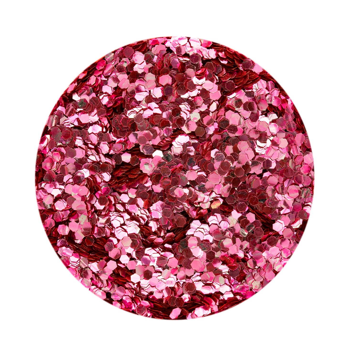 Bio Glitter grob 10g Farbe Rosa von GLOREX 
