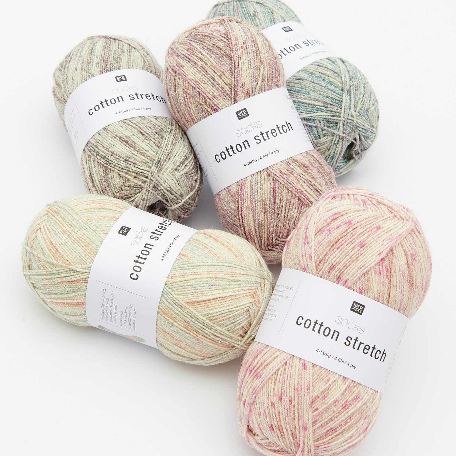 Socks Cotton Stretch 4-fädig Socks Cotton Stretch 4-fädig