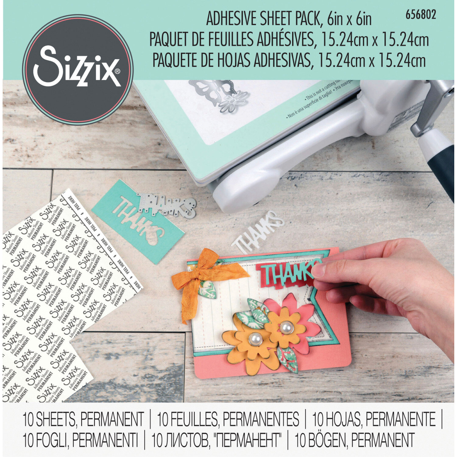 Making Essential Adhesive Sheets Permanent 15,2x15,2cm 10 Stück von idee. Creativmarkt